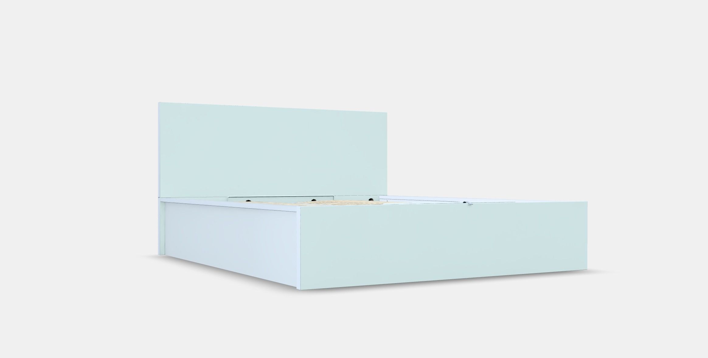 MALM Ottoman bed 1 Low-poly 3D model_9