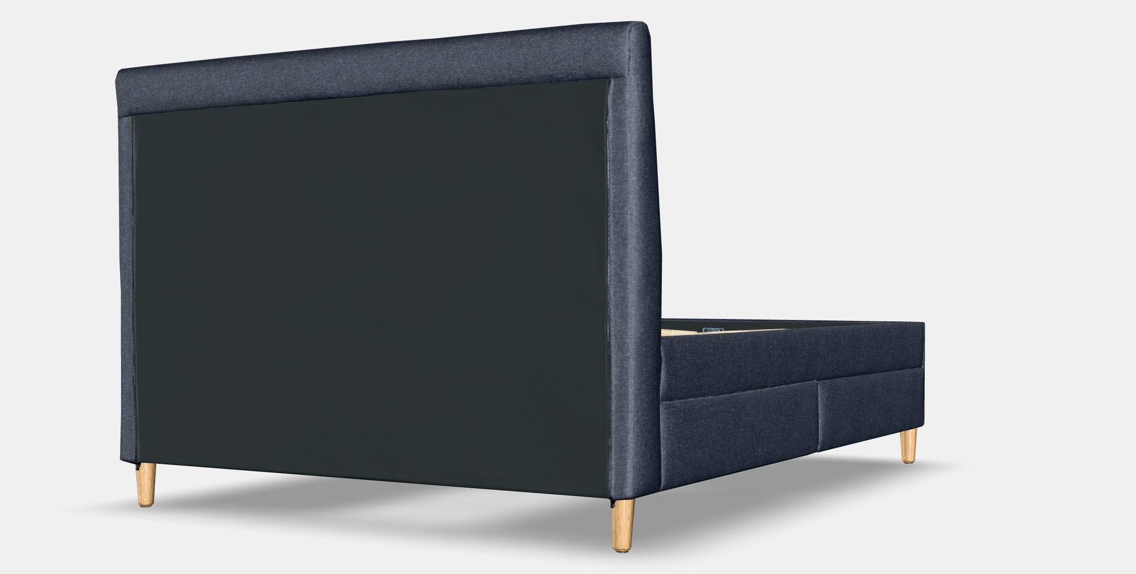 IDANAS Upholstered storage bed 1 Low-poly 3D model_7