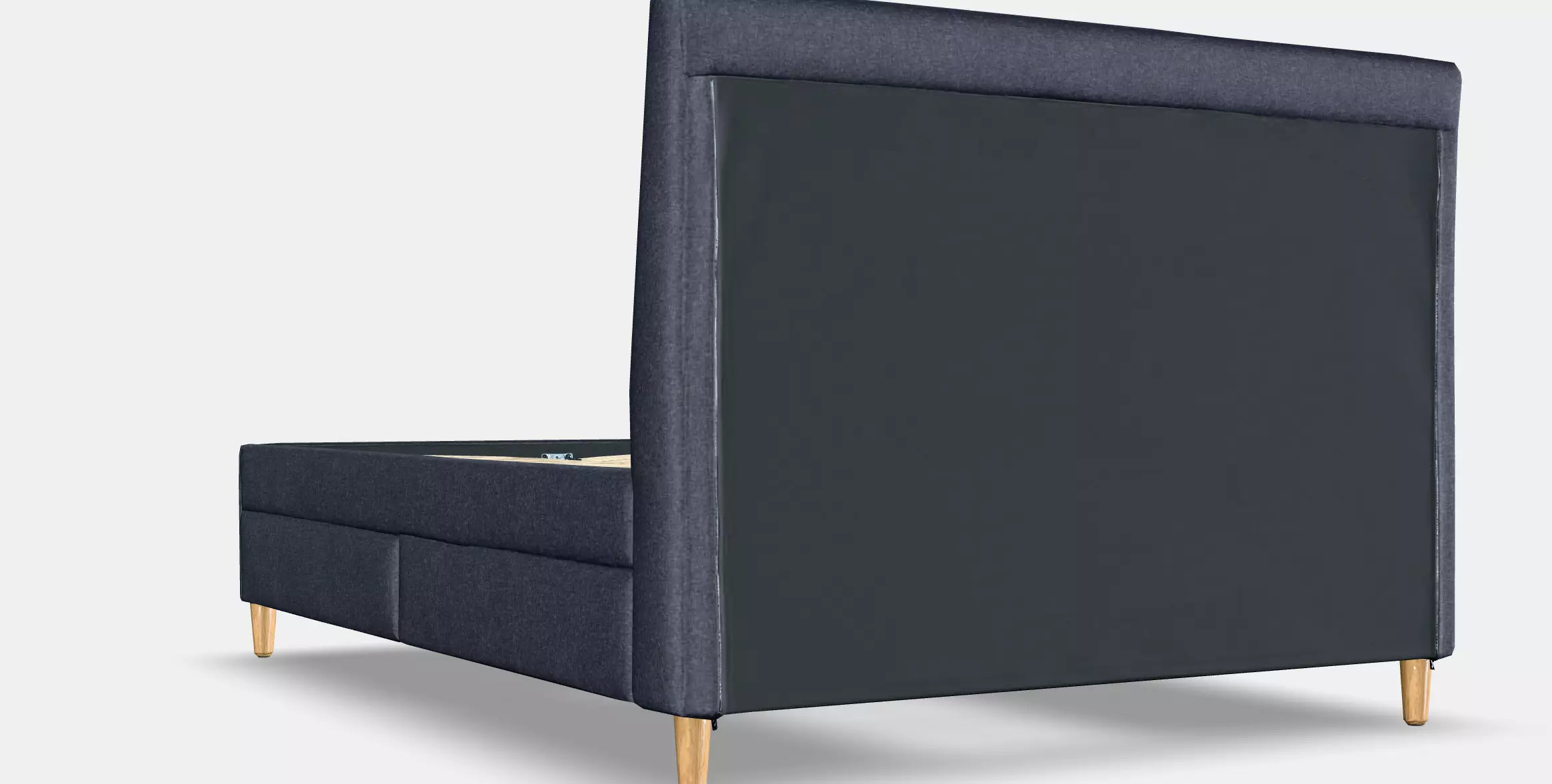 IDANAS Upholstered storage bed 1 Low-poly 3D model_0