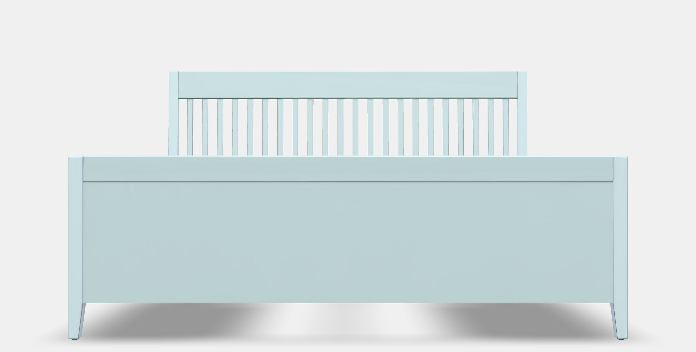 IDANAS Bed frame with storage Low-poly 3D model_11