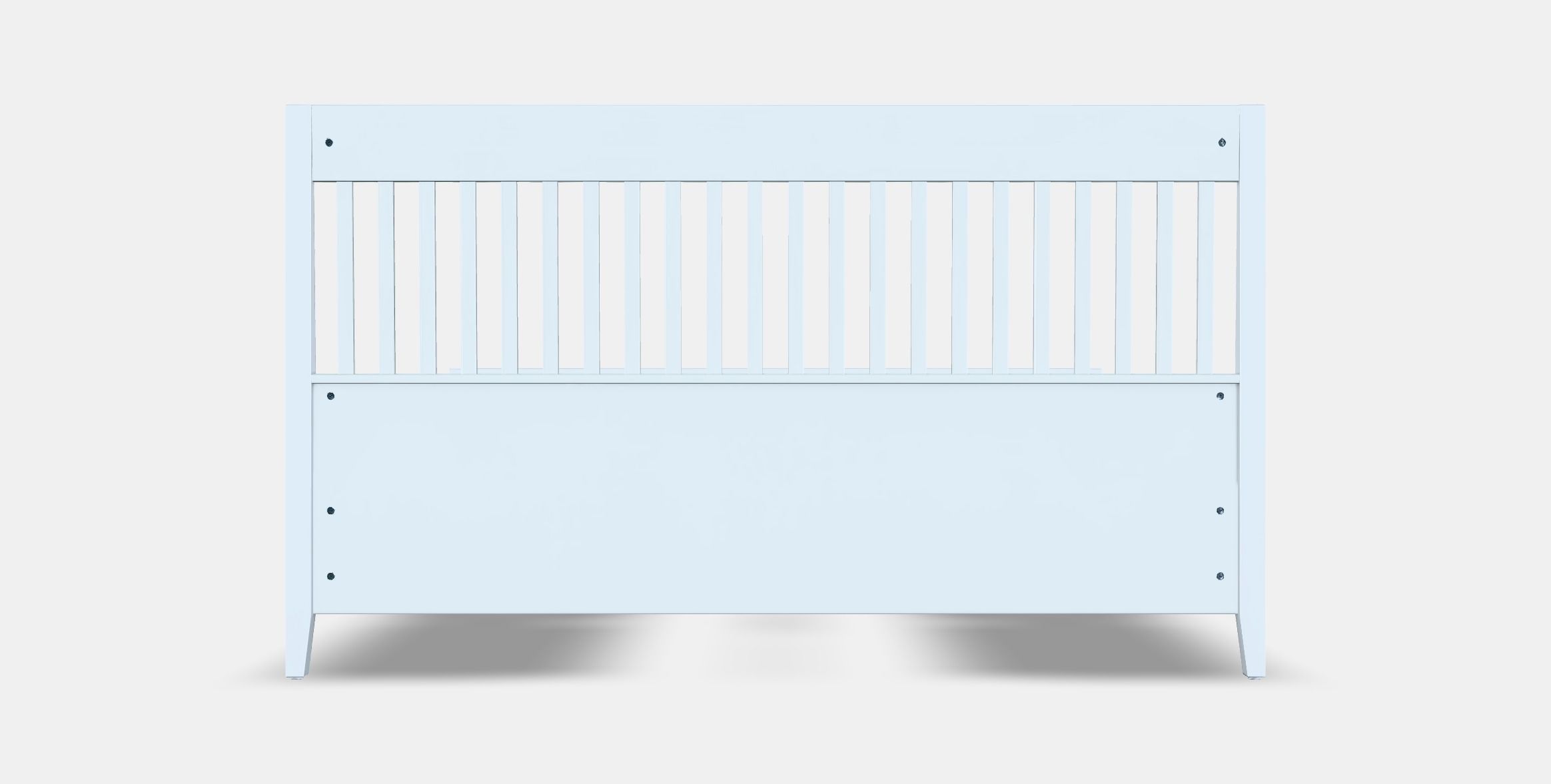 IDANAS Bed frame with storage Low-poly 3D model_15