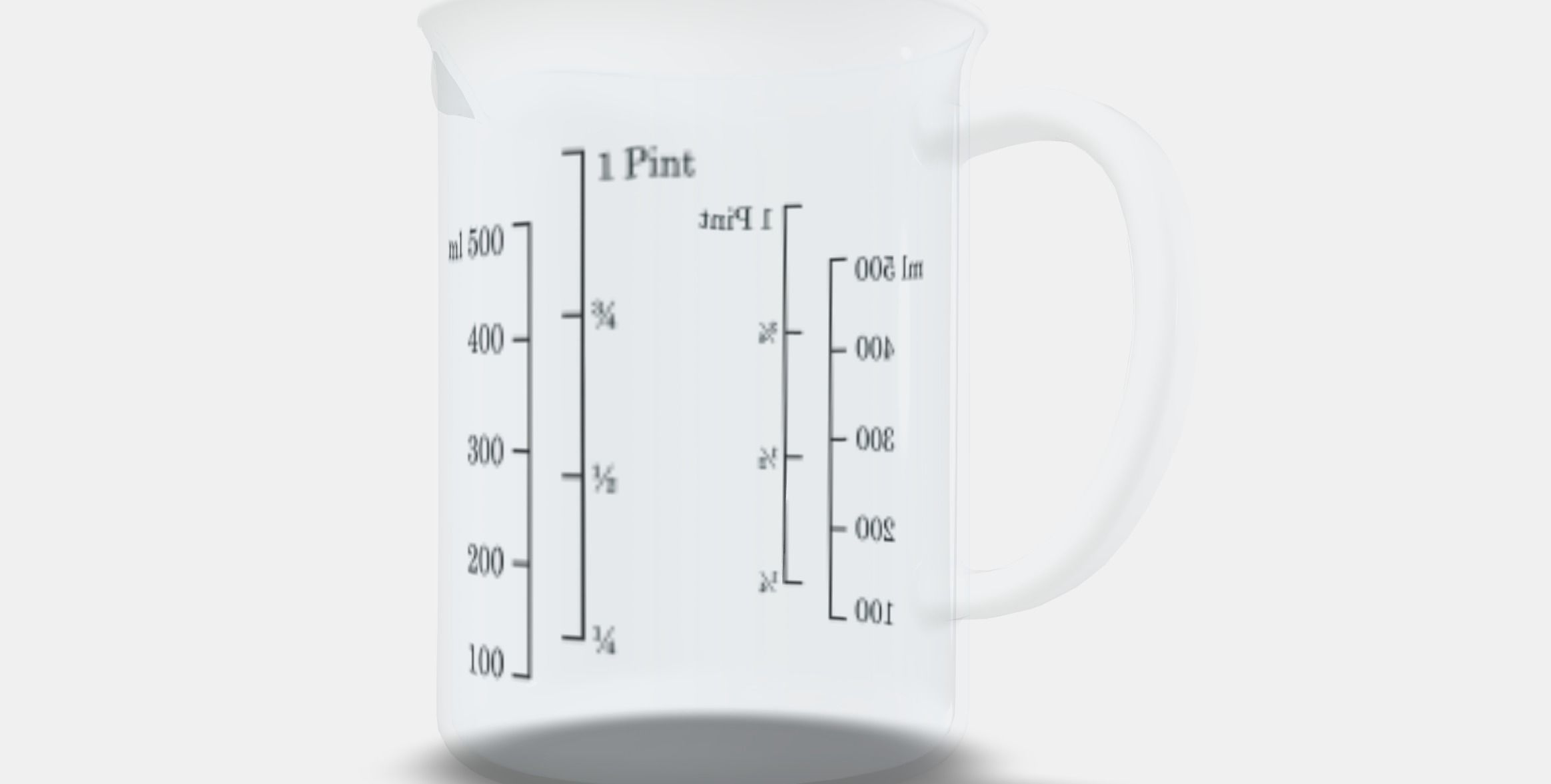 VARDAGEN Measuring jug 1 Low-poly 3D model_13
