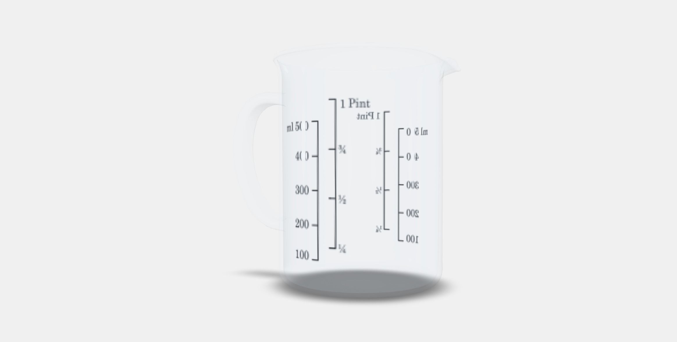 VARDAGEN Measuring jug 1 Low-poly 3D model_5