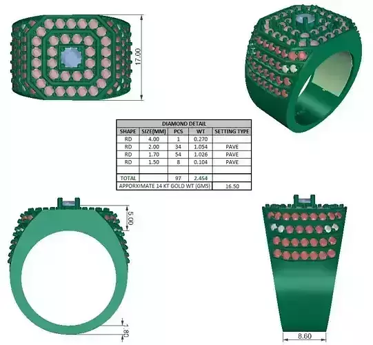 Diamond engagement  ring 