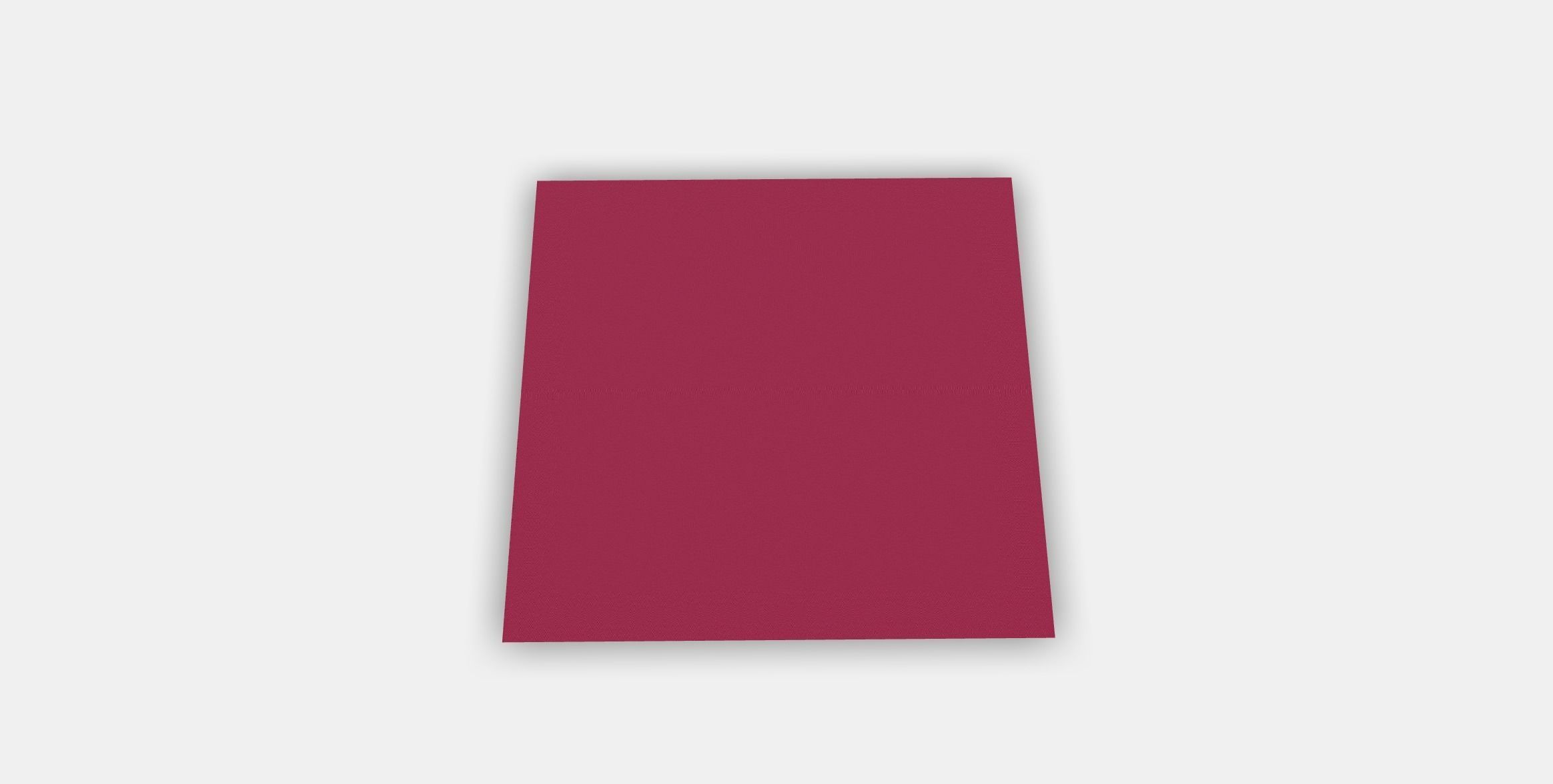 FANTASTIC Paper napkin 1 Low-poly 3D model_6