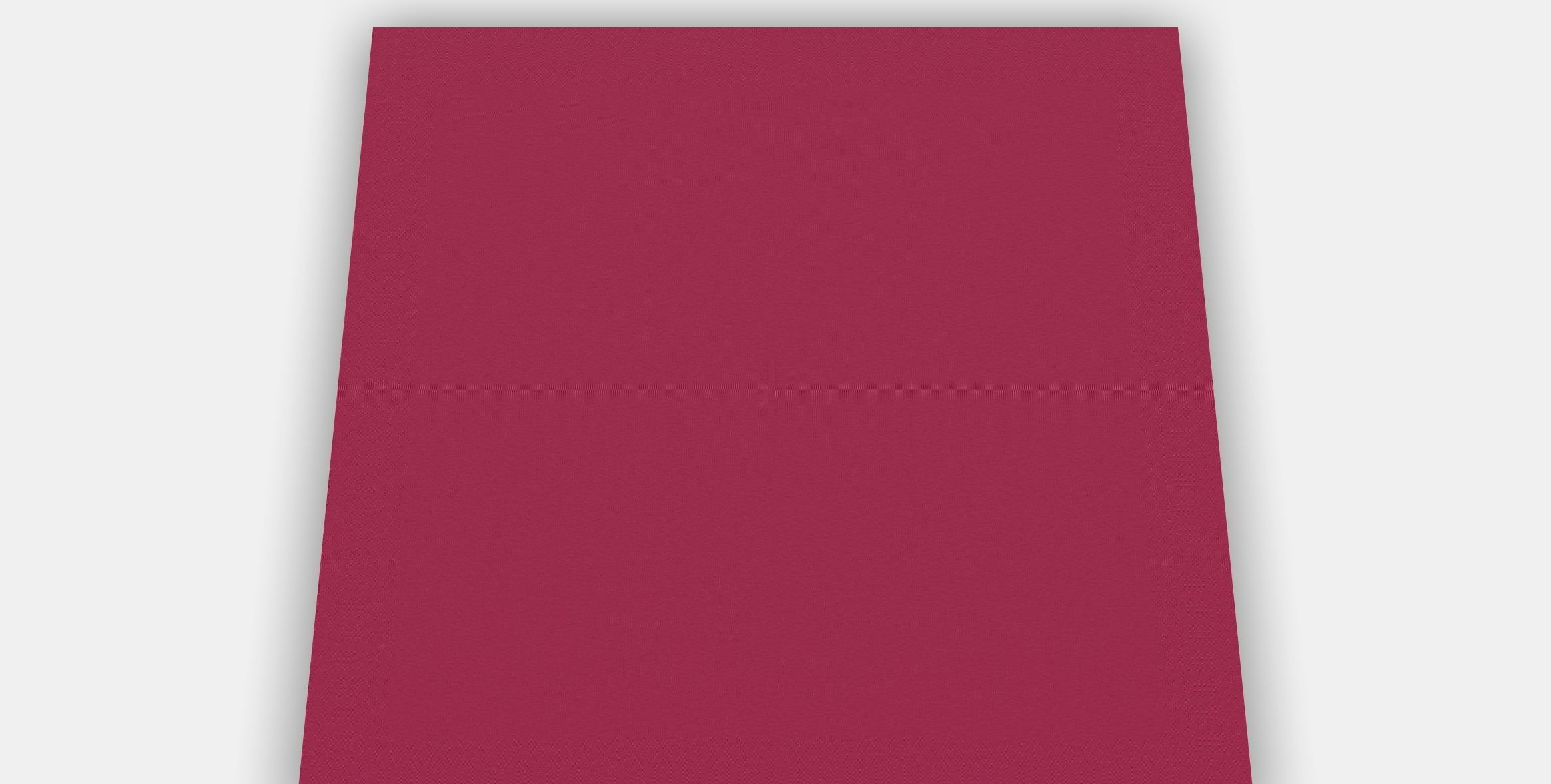 FANTASTIC Paper napkin 1 Low-poly 3D model_3