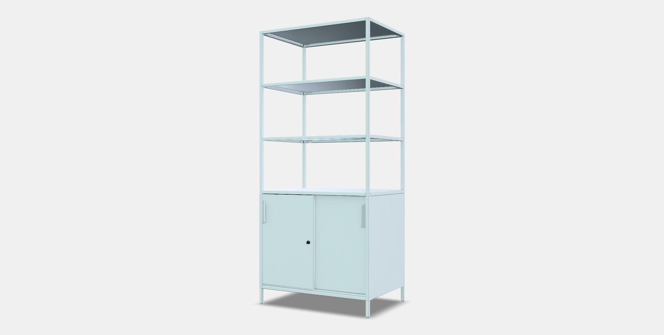 TROTTEN Cabinet with sliding doors 1 Low-poly 3D model_12