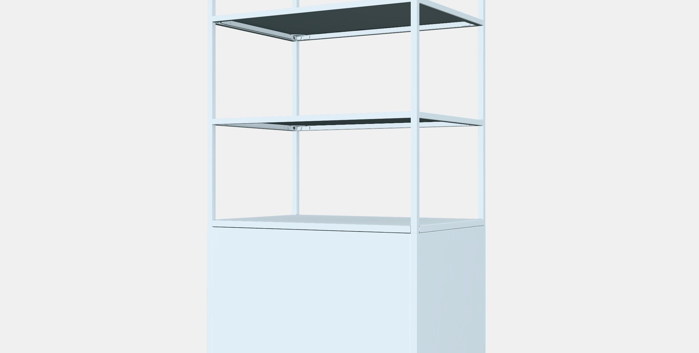 TROTTEN Cabinet with sliding doors 1 Low-poly 3D model_6
