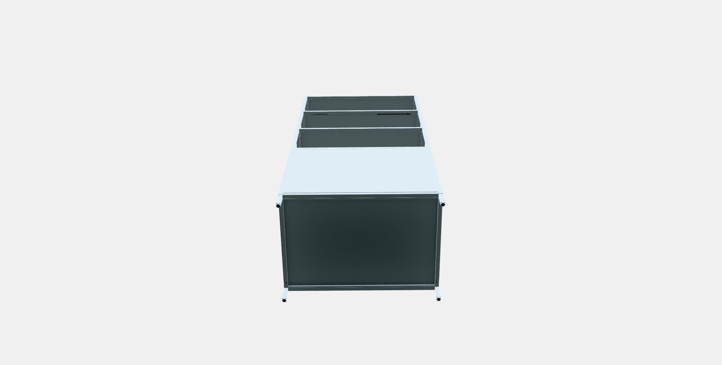 TROTTEN Cabinet with sliding doors 1 Low-poly 3D model_7