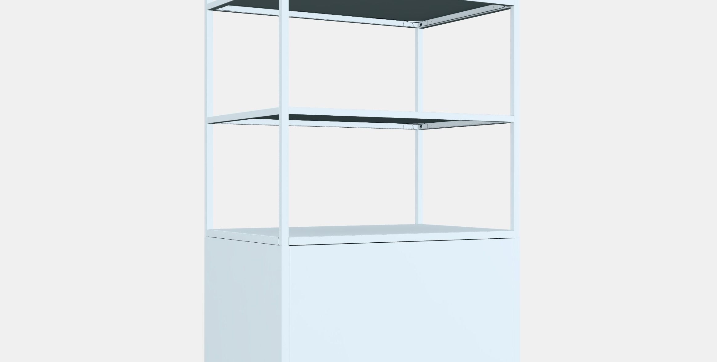 TROTTEN Cabinet with sliding doors 1 Low-poly 3D model_2