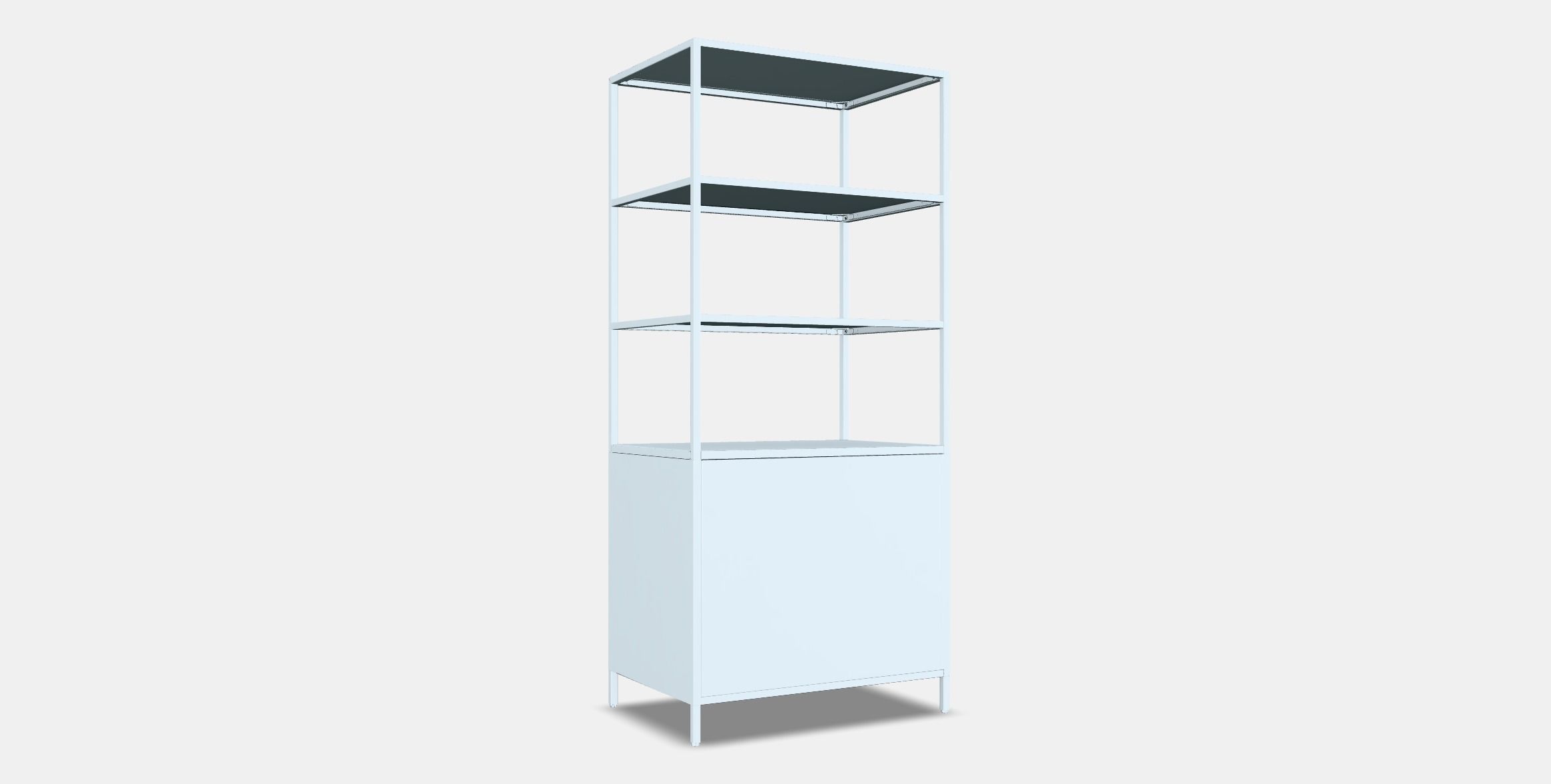 TROTTEN Cabinet with sliding doors 1 Low-poly 3D model_16