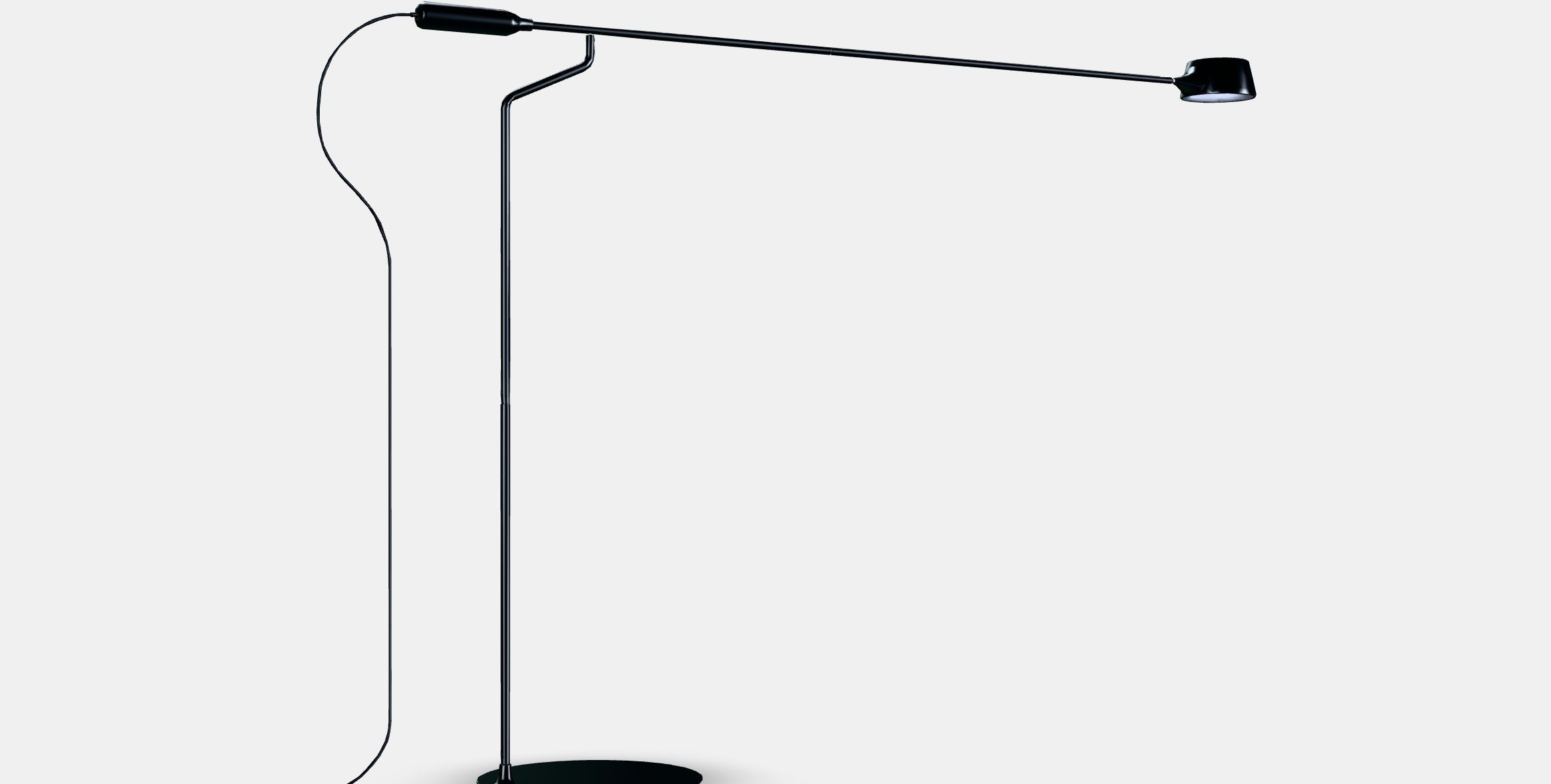 VAGHOJD LED floor lamp Low-poly 3D model_2