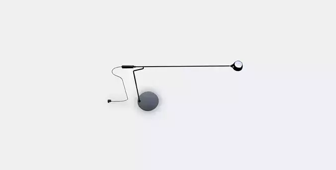 VAGHOJD LED floor lamp Low-poly 3D model