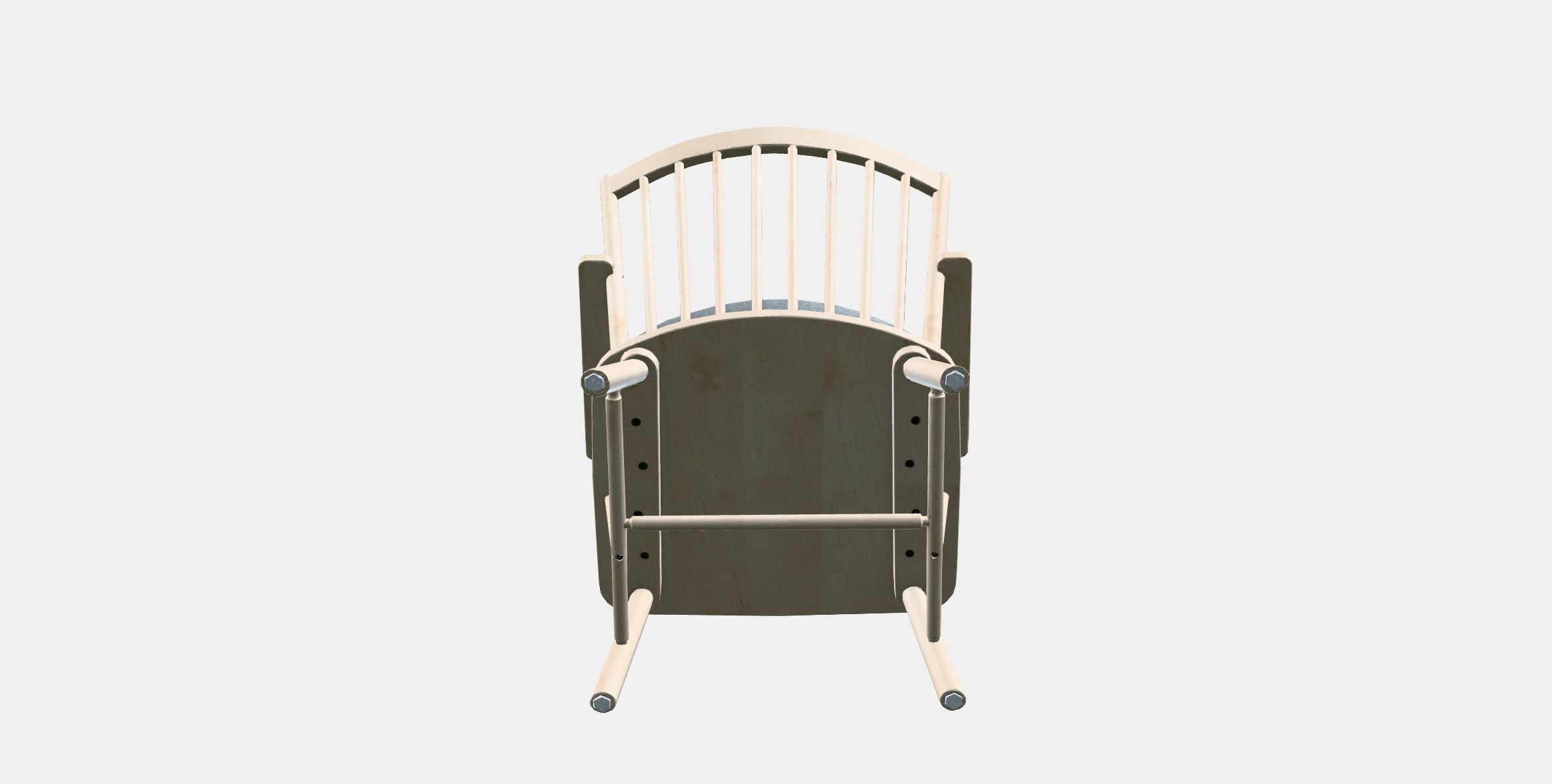 PERSBOL Armchair Low-poly 3D model_6