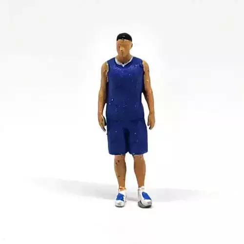 Figure Ganjar basket skala 1-64 diorama miniature