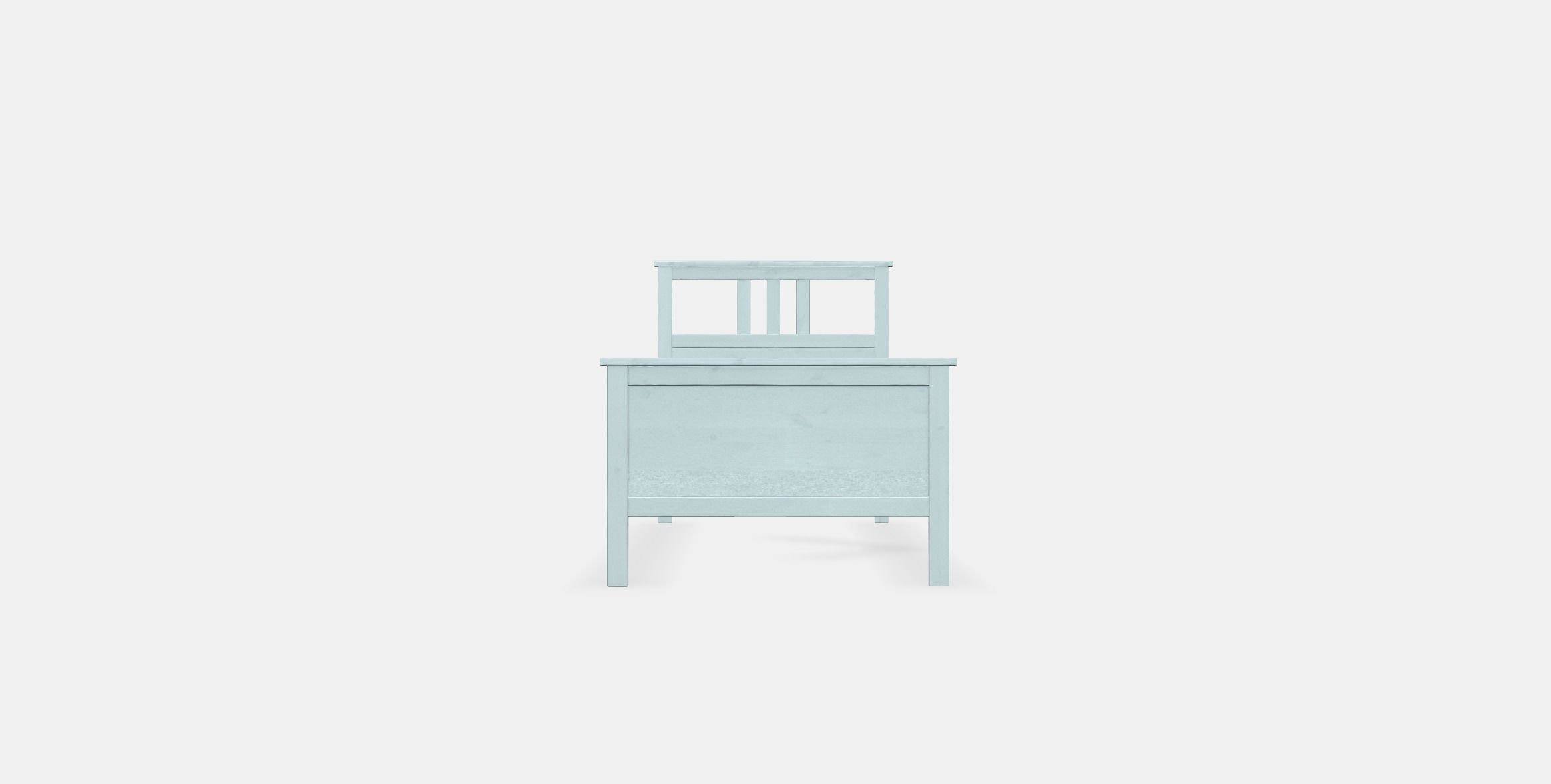 HEMNES Bed frame 3 Low-poly 3D model_10
