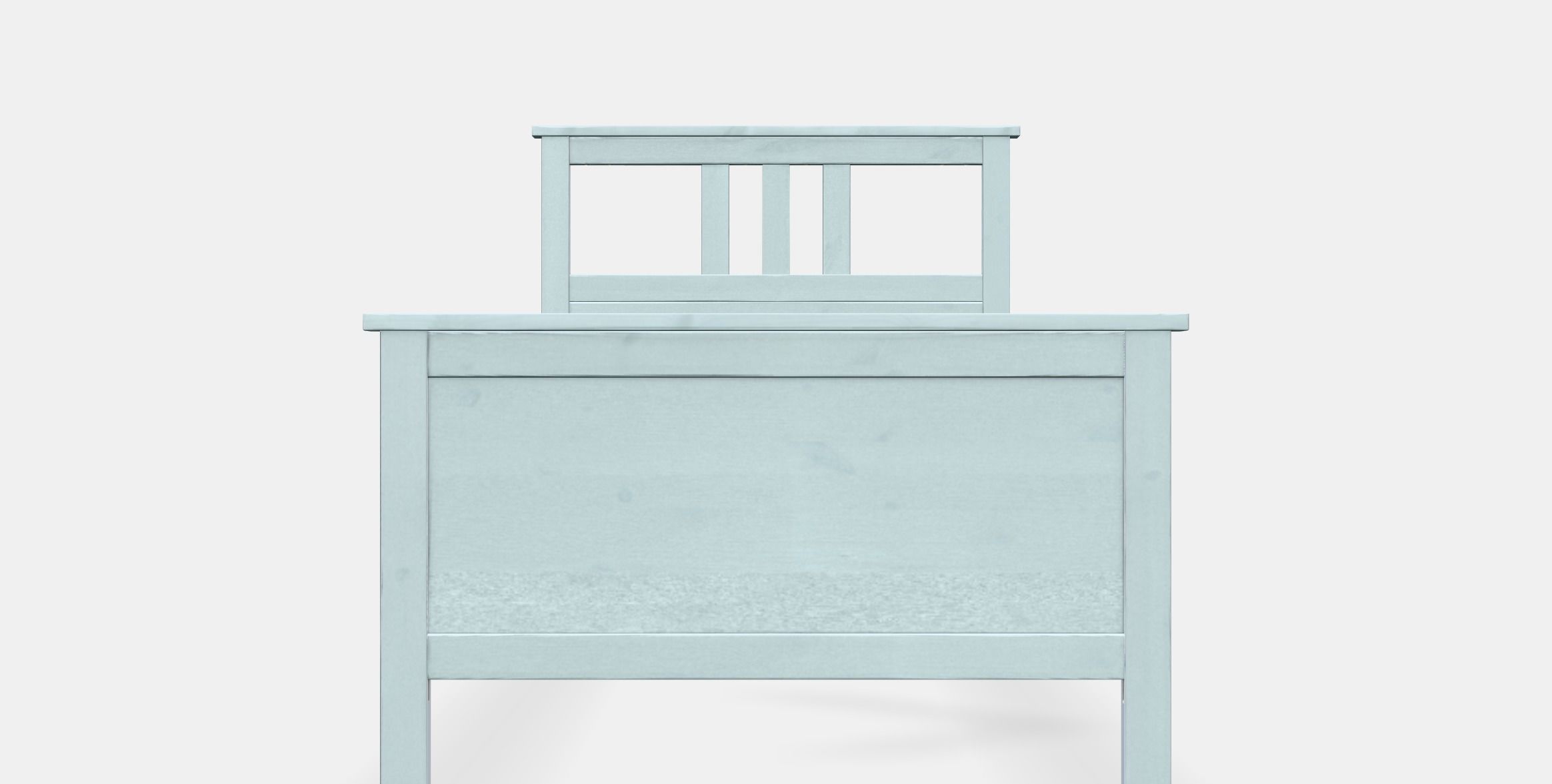 HEMNES Bed frame 3 Low-poly 3D model_11