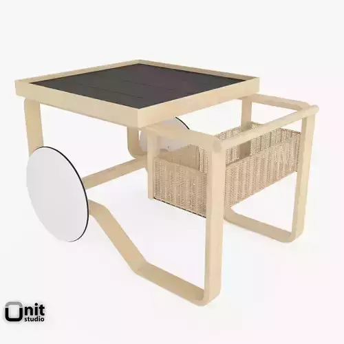 Tea Trolley 900 by Alvar Aalto
