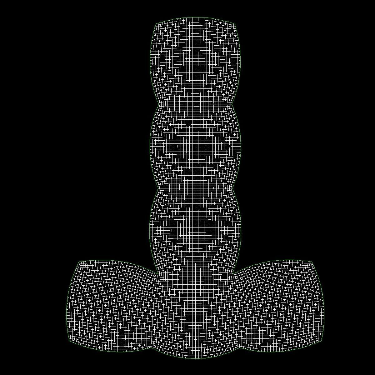 White Blood Cell Low-poly 3D model_25