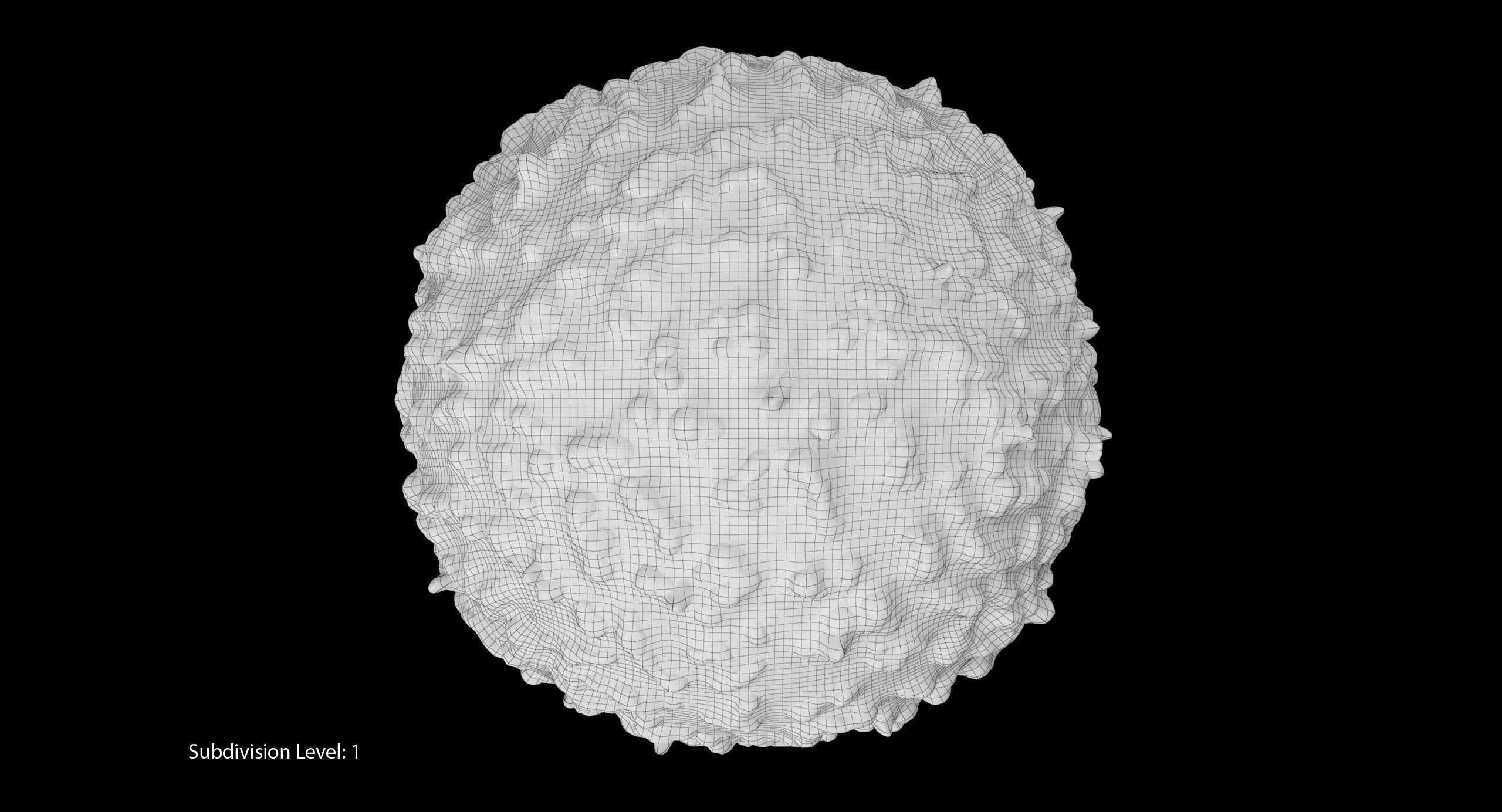 White Blood Cell Low-poly 3D model_18