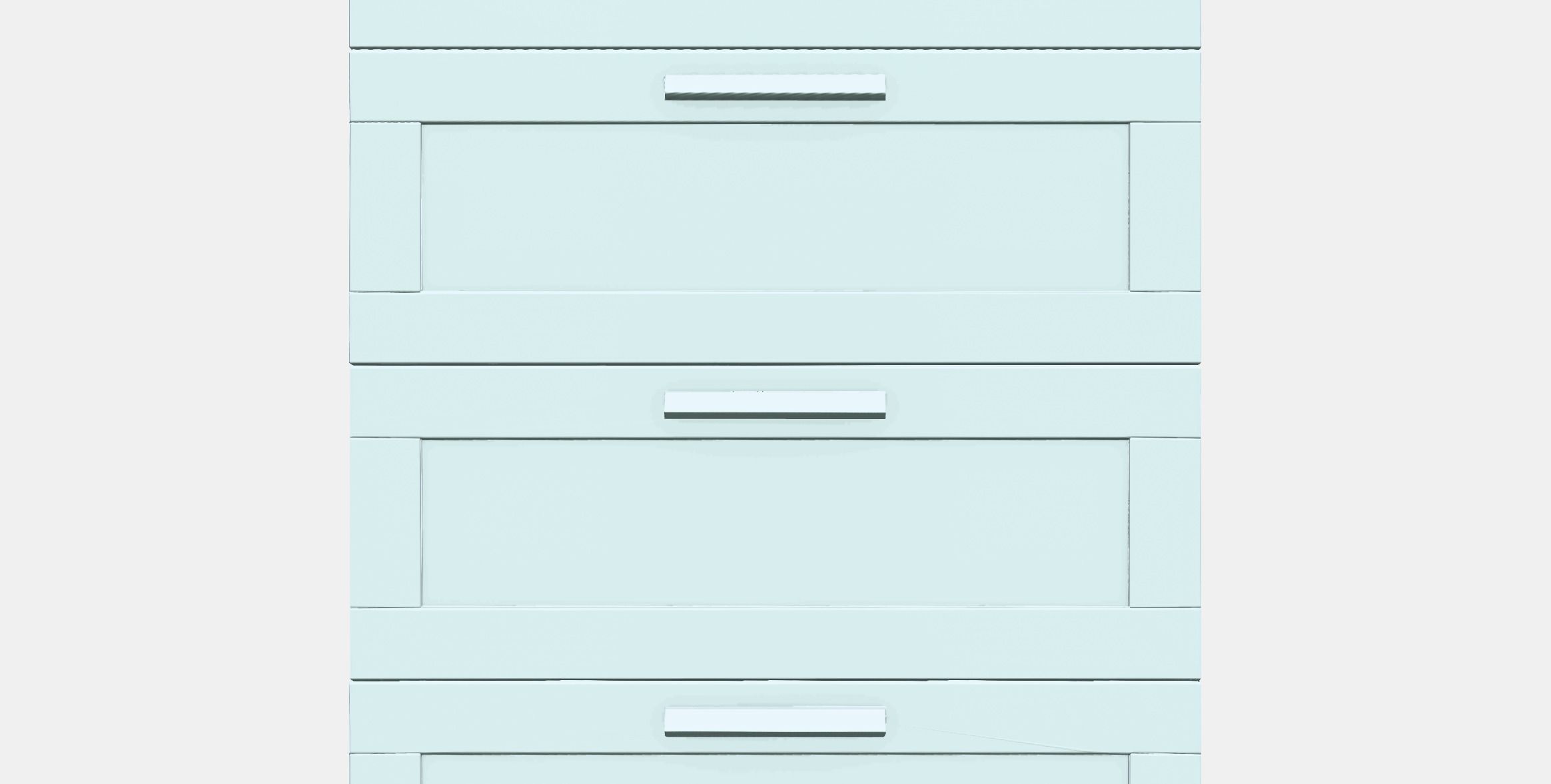 BRIMNES Chest of 4 drawers Low-poly 3D model_14