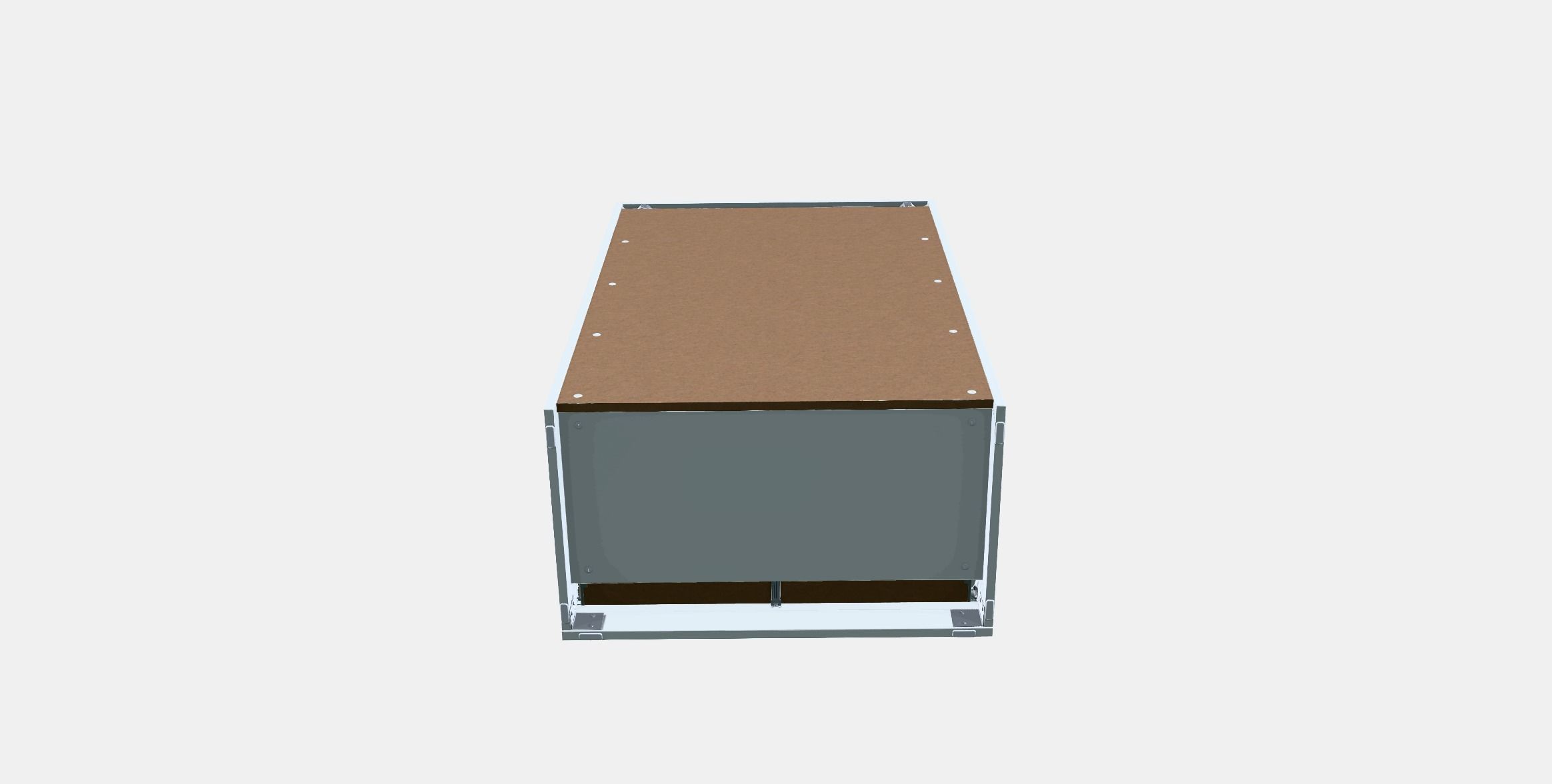 BRIMNES Chest of 4 drawers Low-poly 3D model_4