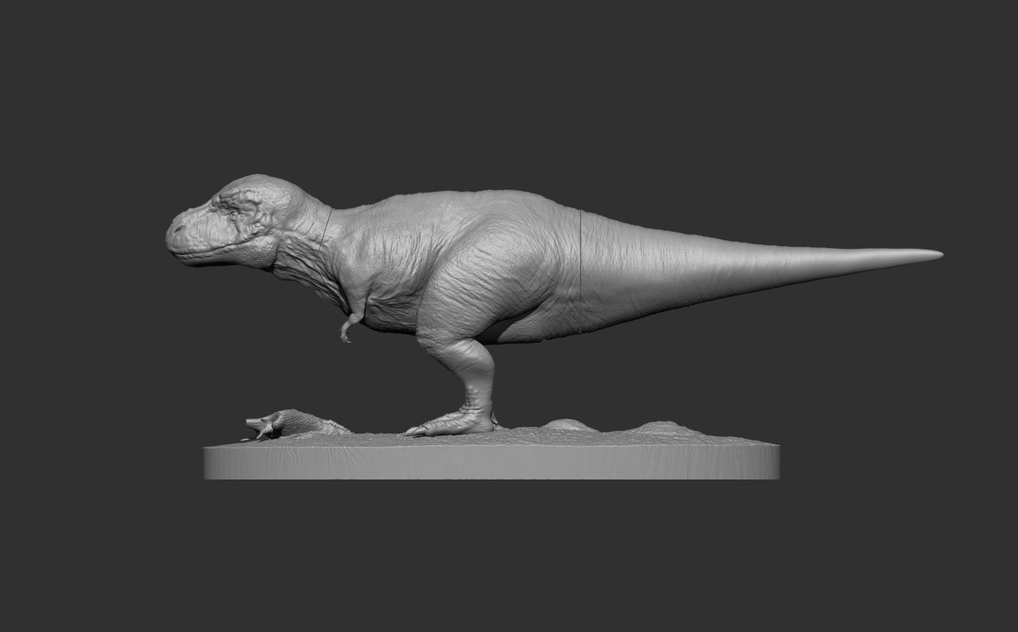 Tyrannosaurus rex Sue statue STL file for 3d printing 3D print model_5