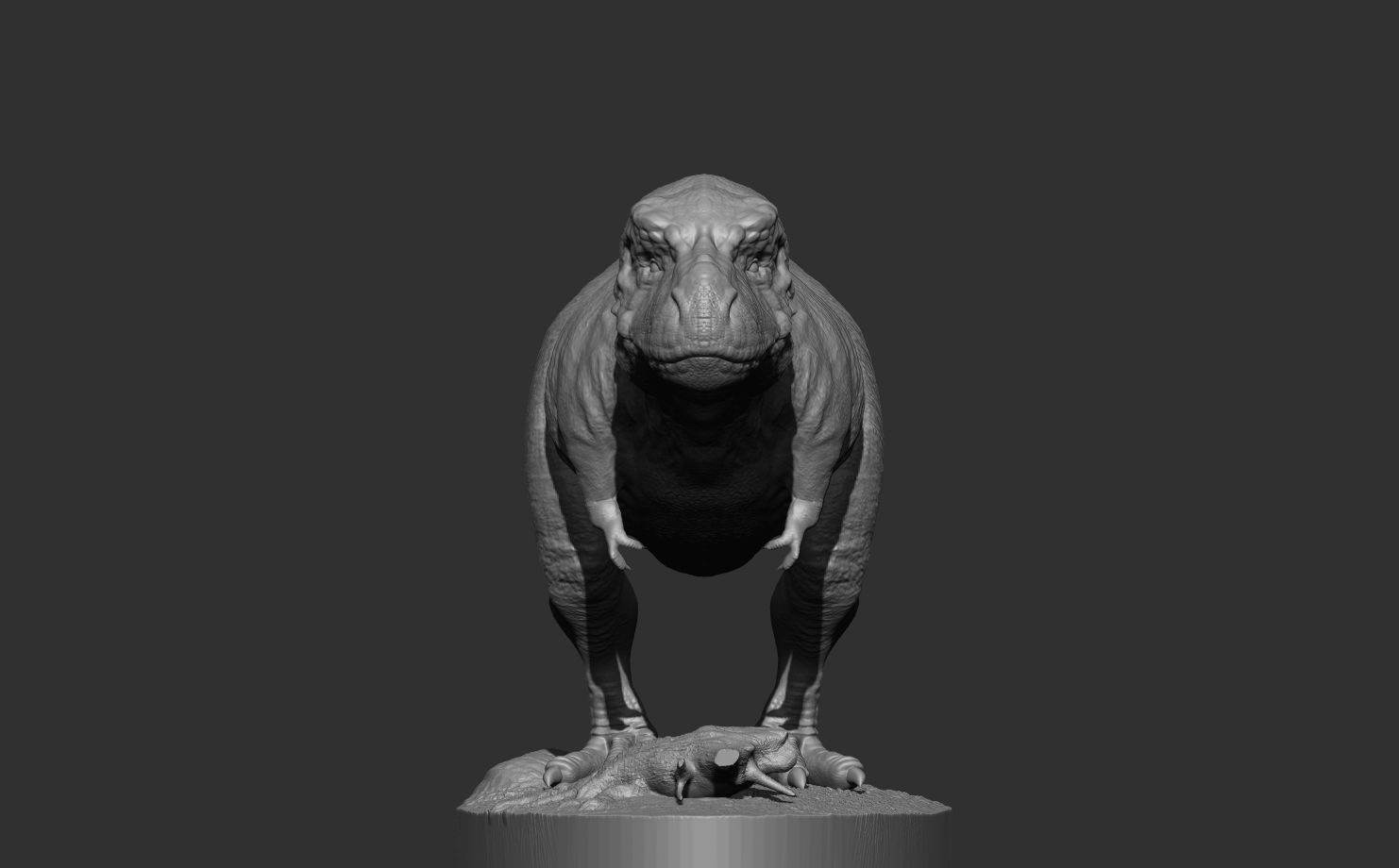 Tyrannosaurus rex Sue statue STL file for 3d printing 3D print model_2