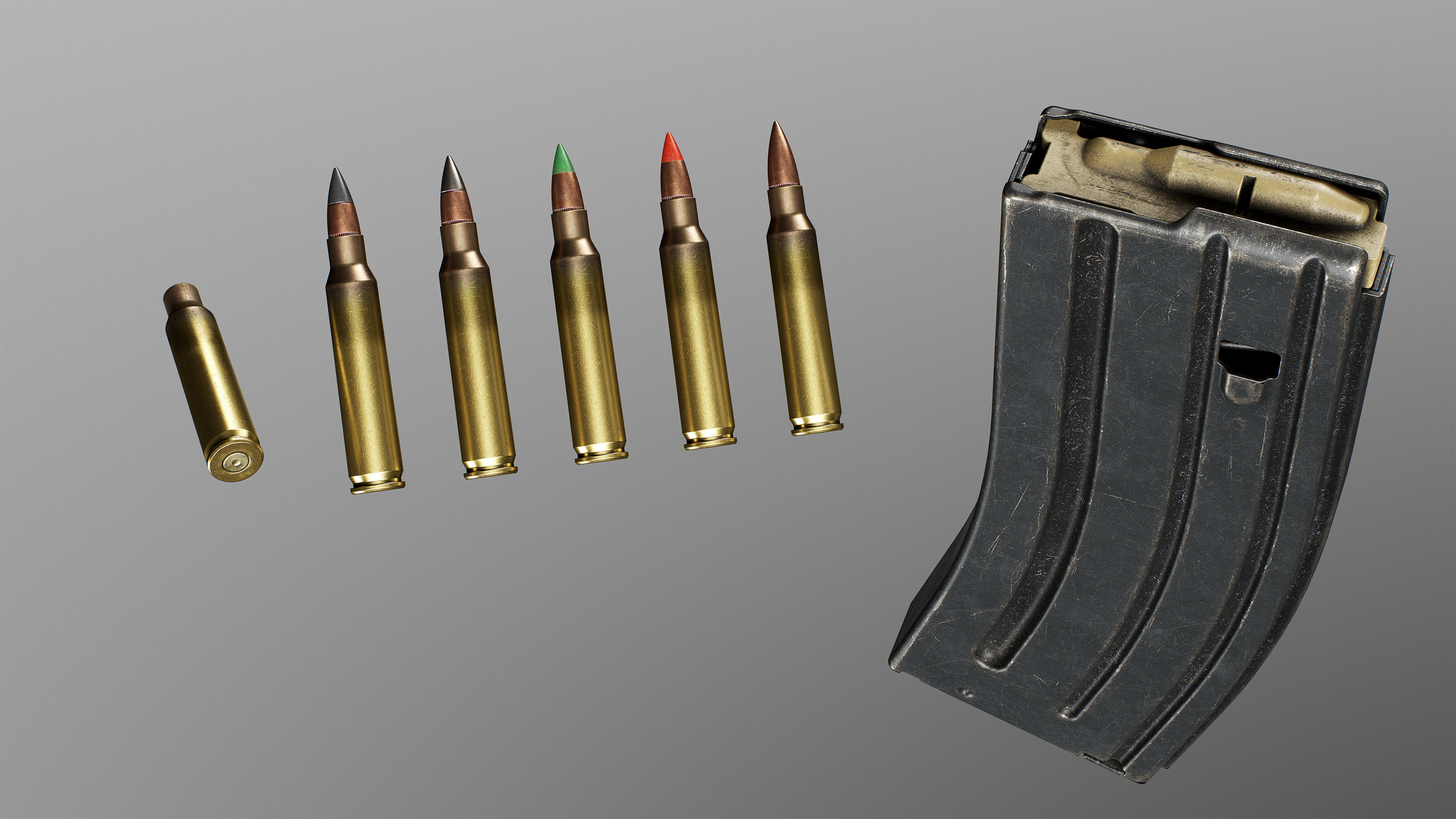 FN SCAR SC Low-poly 3D model_15