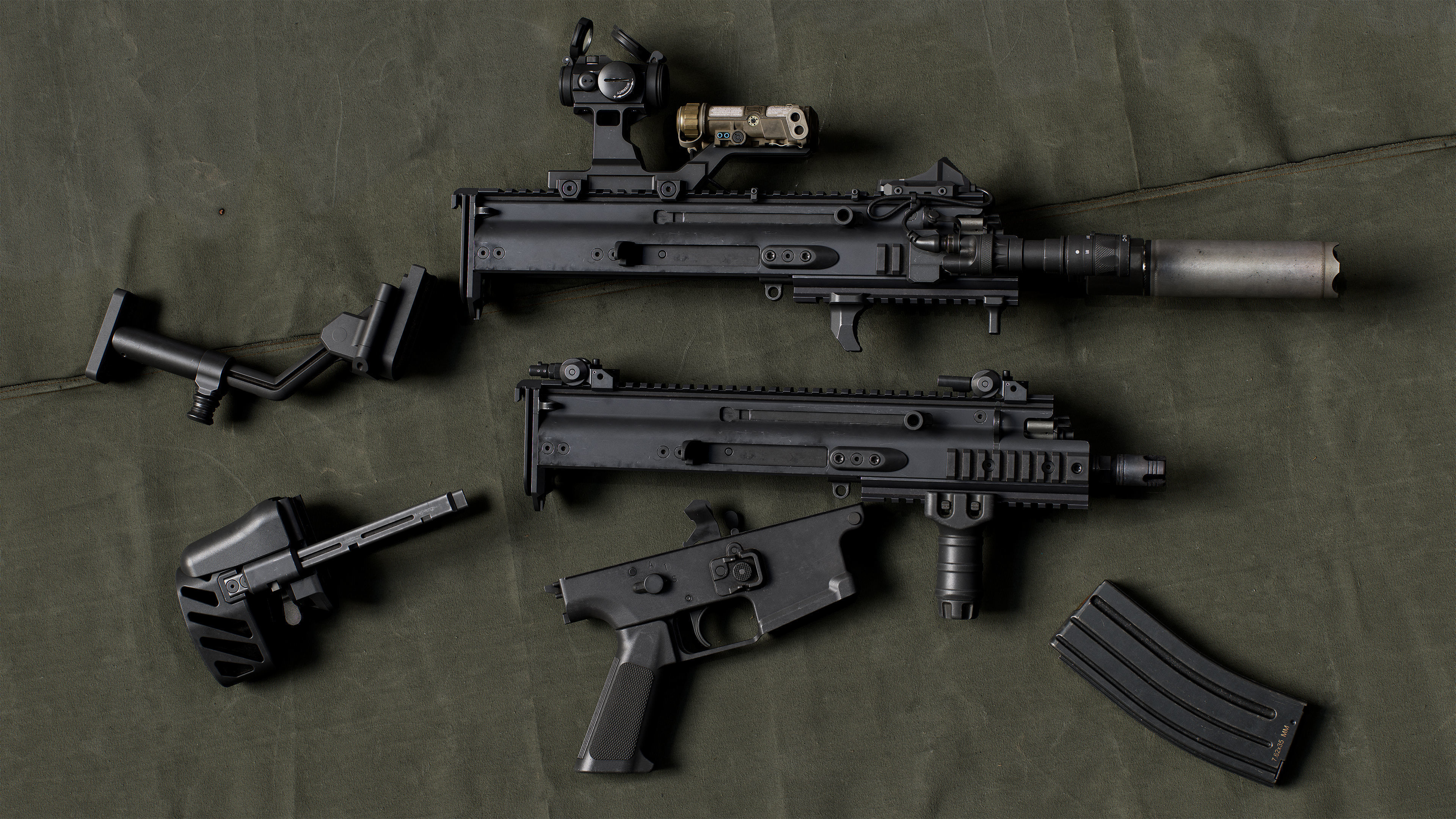 FN SCAR SC Low-poly 3D model_4