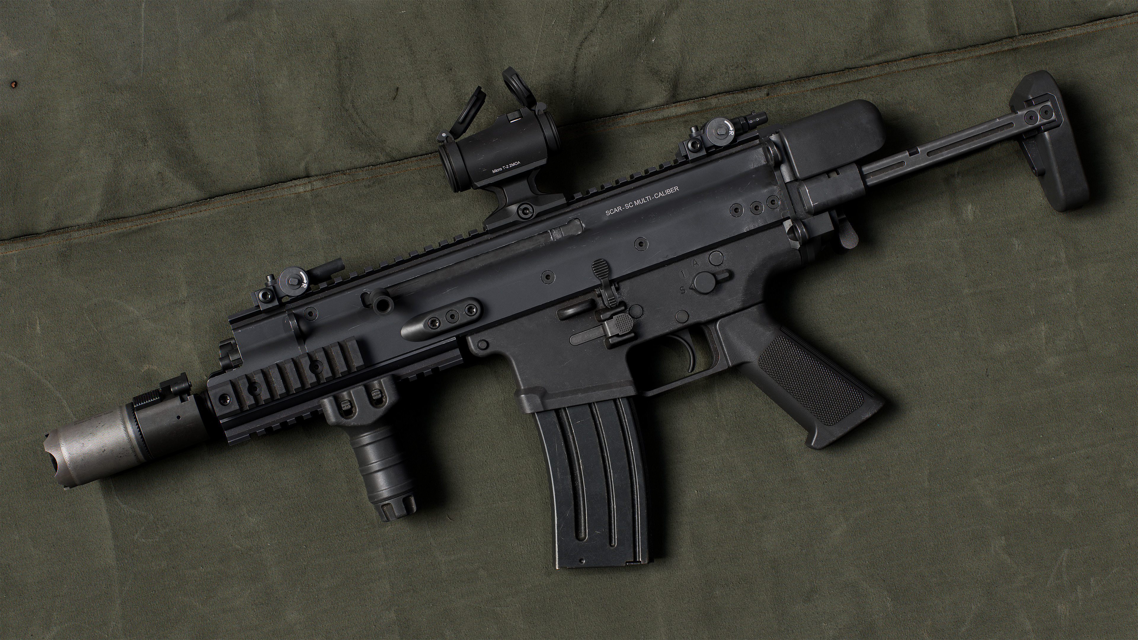 FN SCAR SC Low-poly 3D model_3