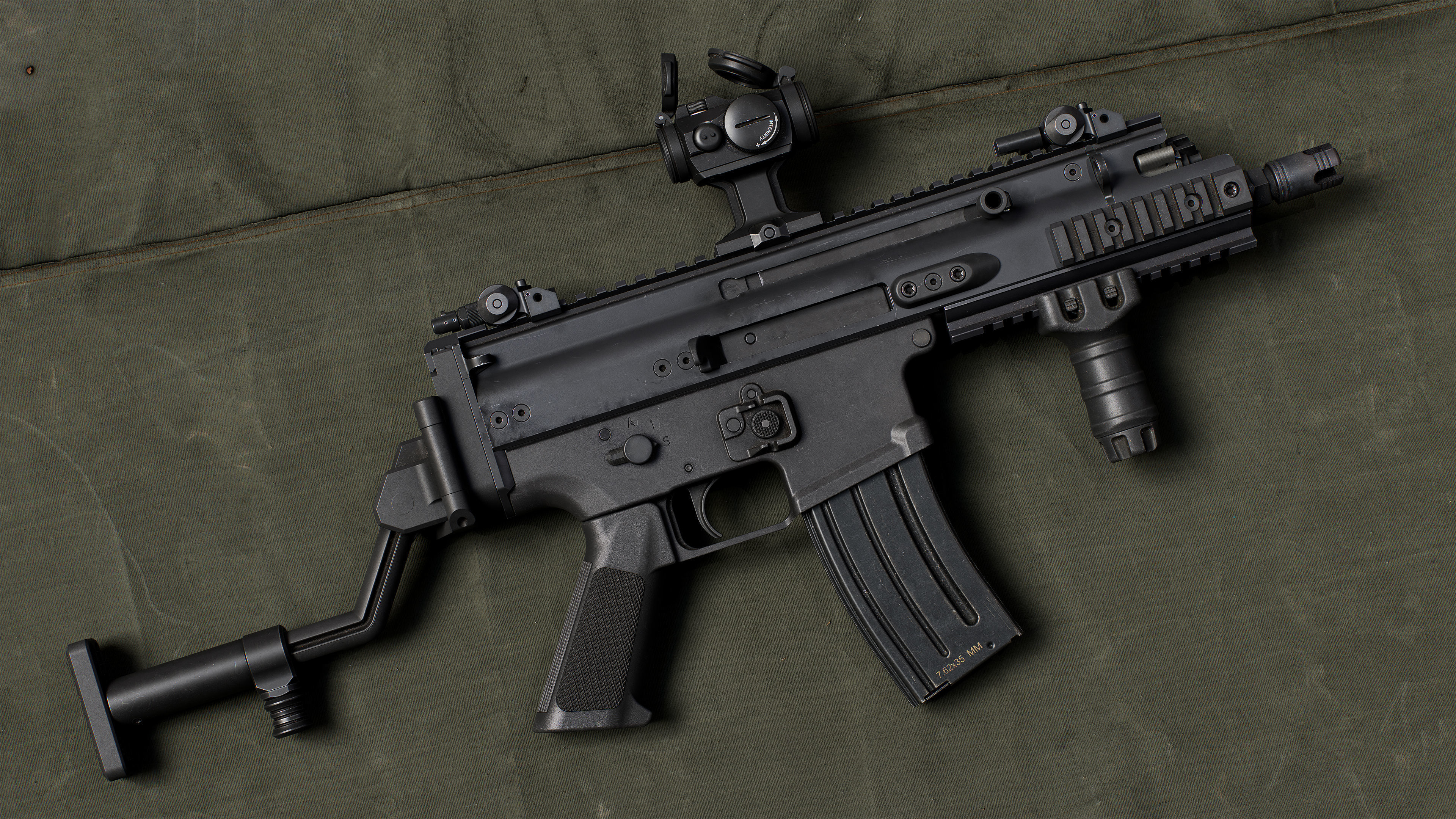 FN SCAR SC Low-poly 3D model_2