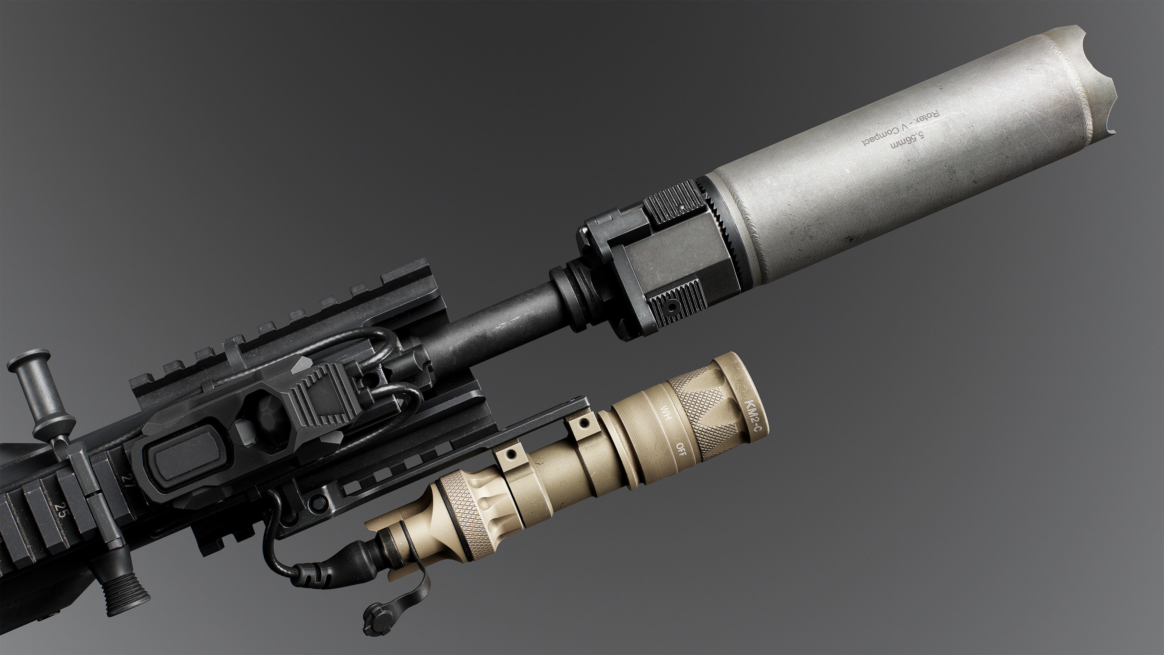 FN SCAR SC Low-poly 3D model_13