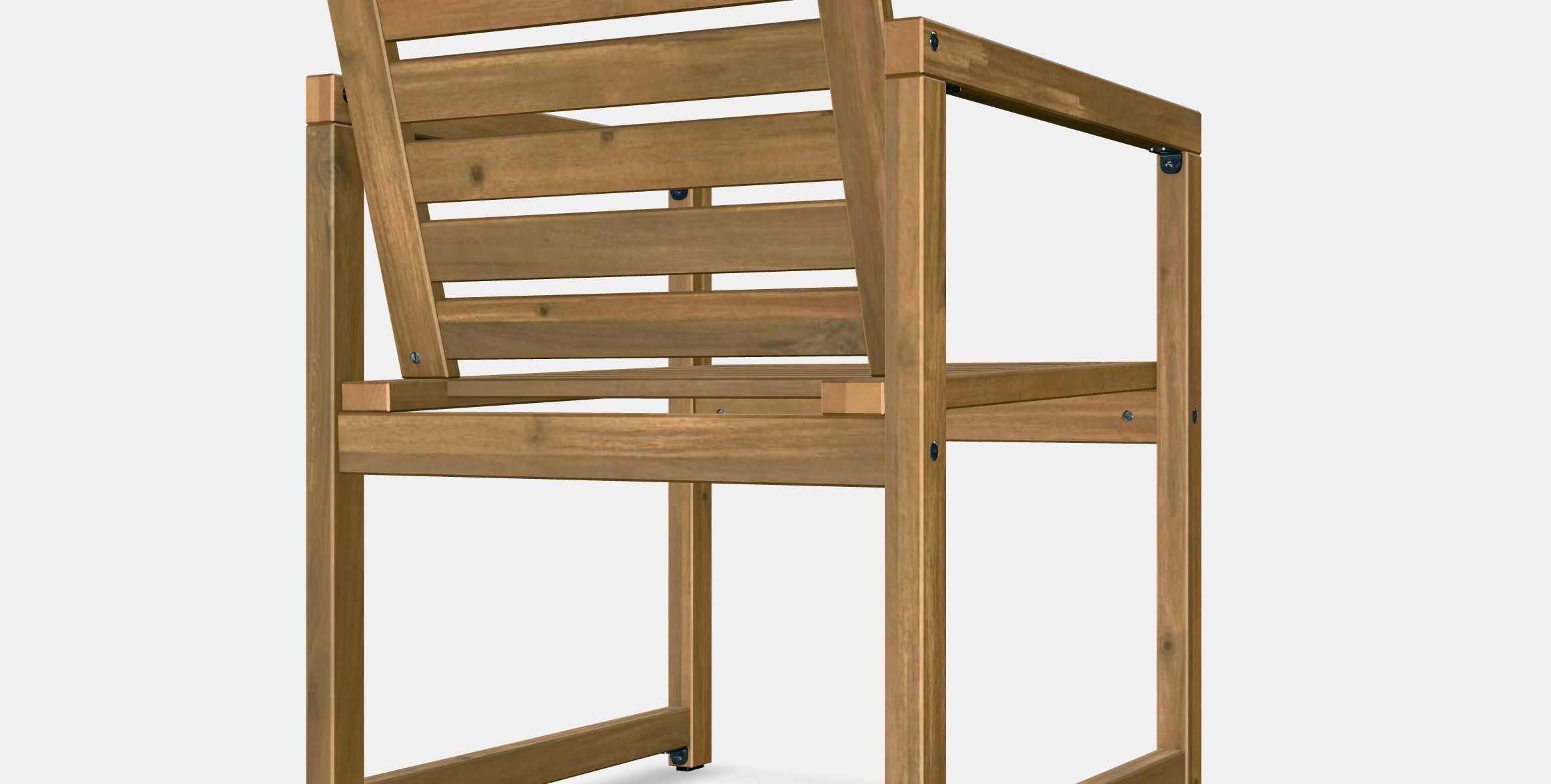 NAMMARO Chair with armrests outdoor Low-poly 3D model_8