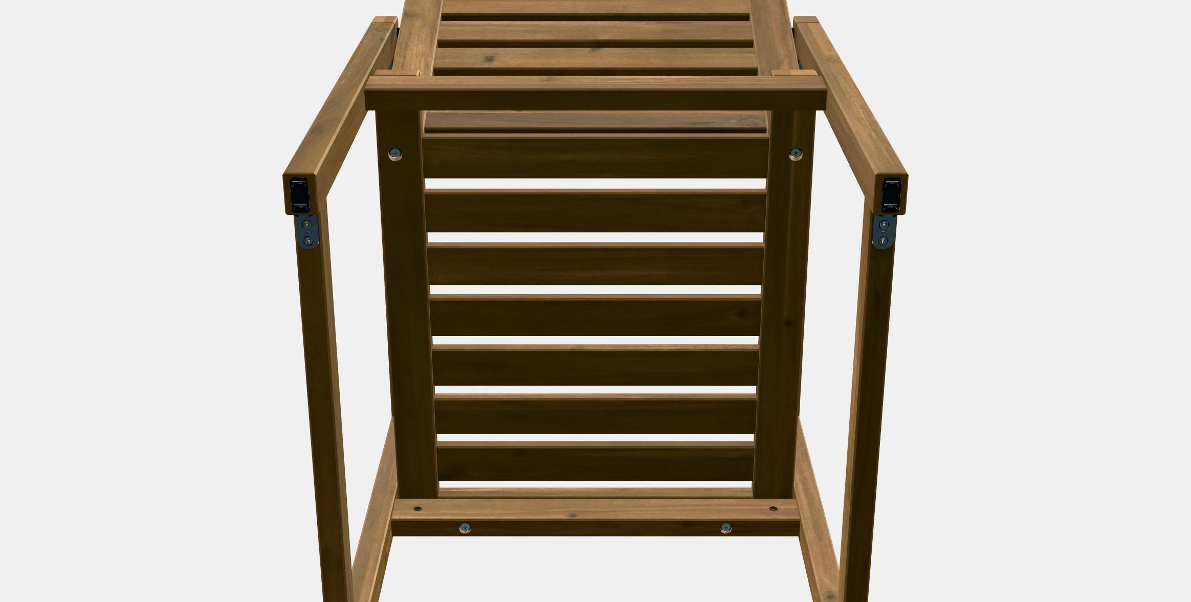 NAMMARO Chair with armrests outdoor Low-poly 3D model_7