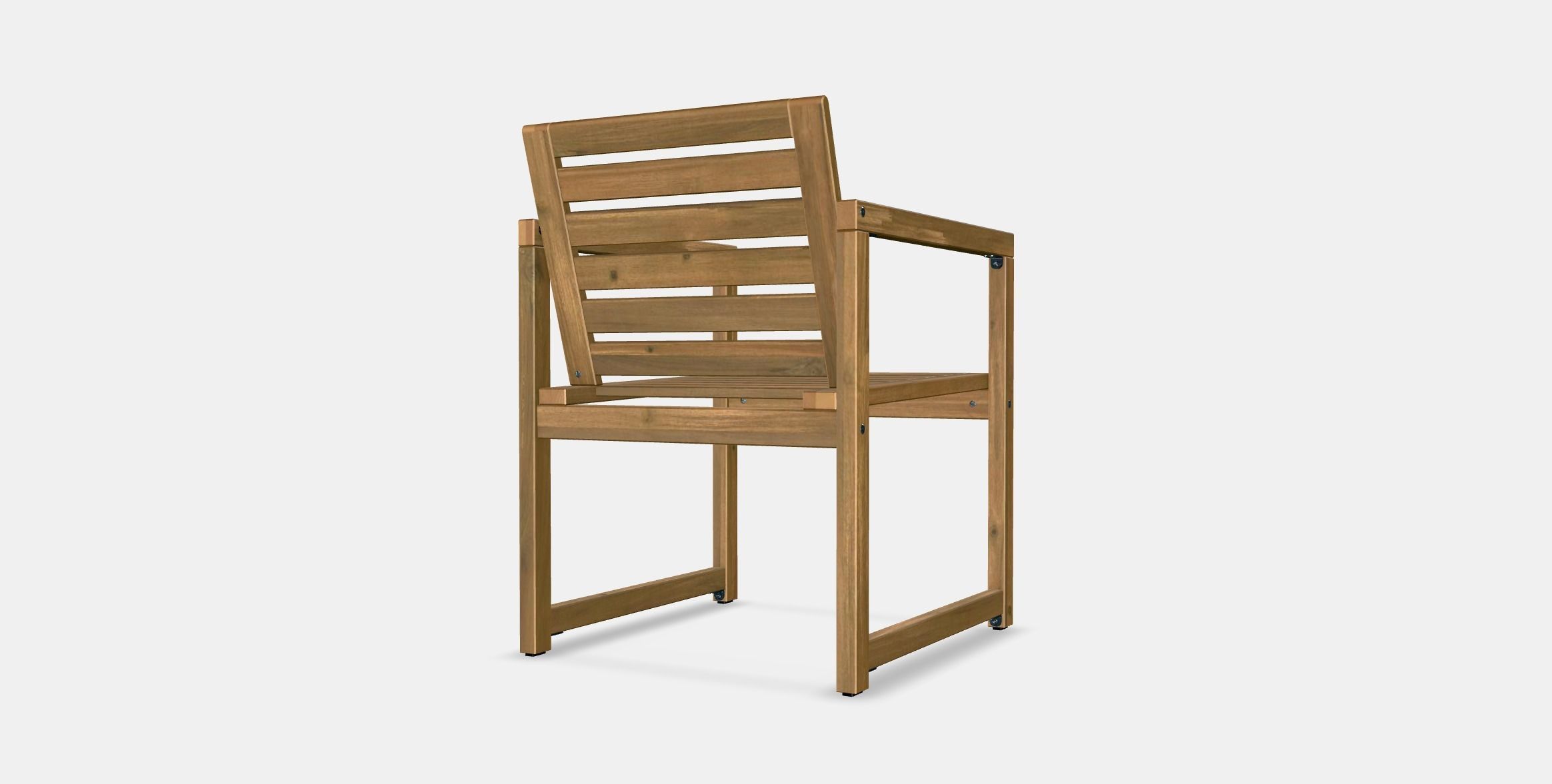 NAMMARO Chair with armrests outdoor Low-poly 3D model_3