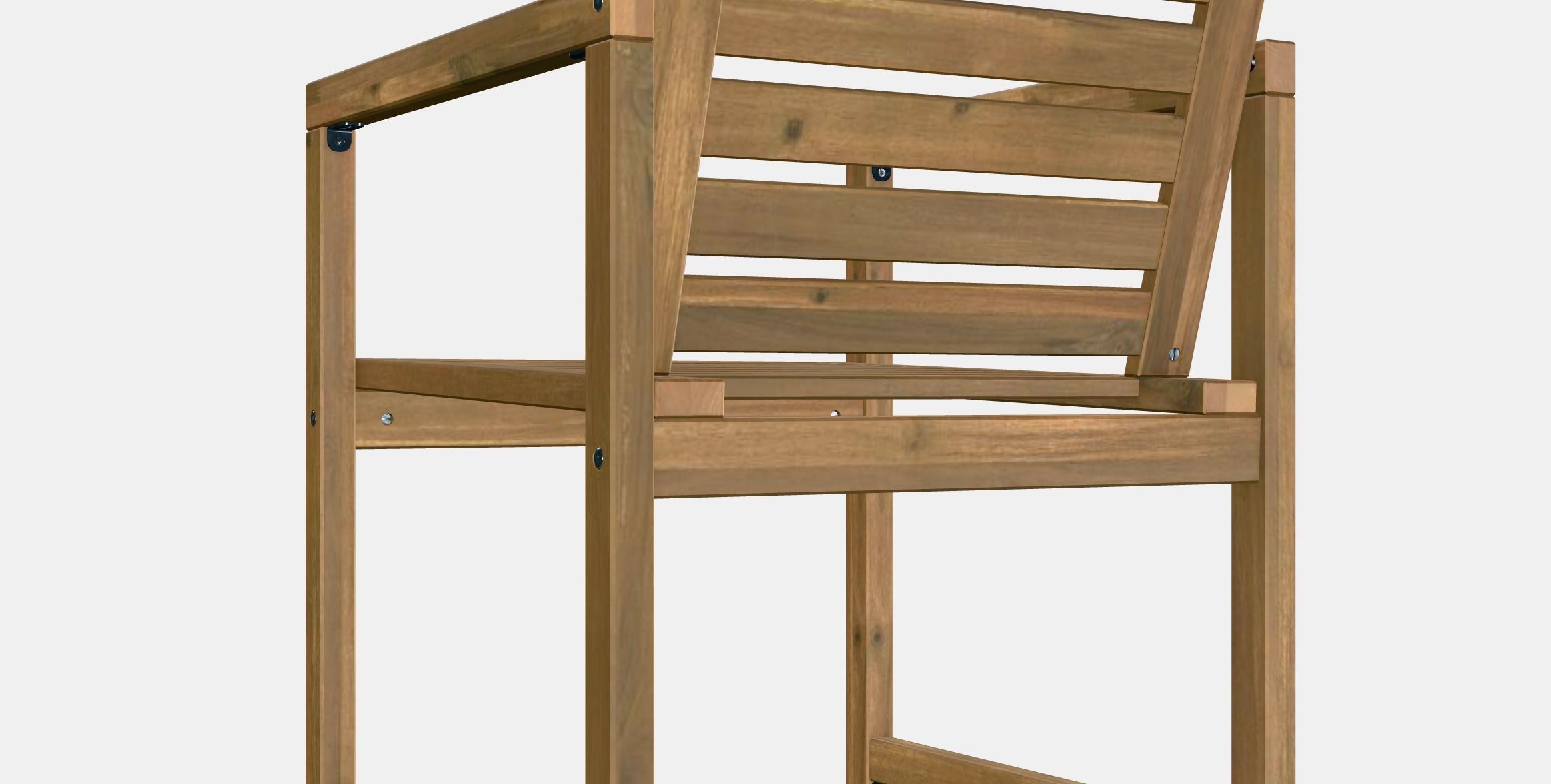 NAMMARO Chair with armrests outdoor Low-poly 3D model_4