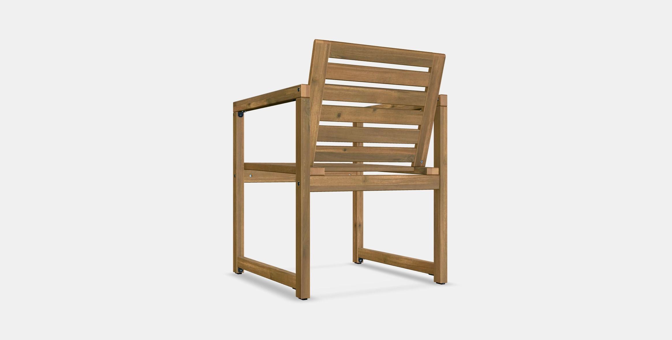 NAMMARO Chair with armrests outdoor Low-poly 3D model_15