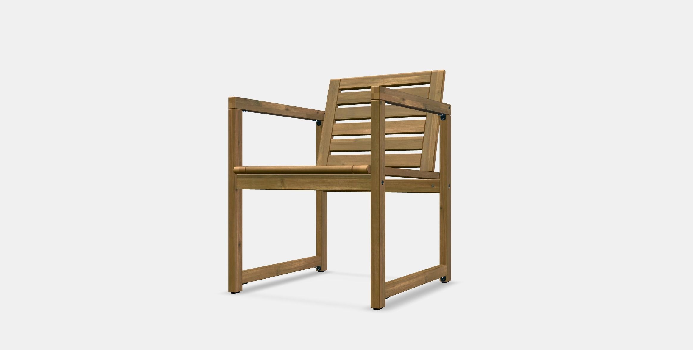 NAMMARO Chair with armrests outdoor Low-poly 3D model_12