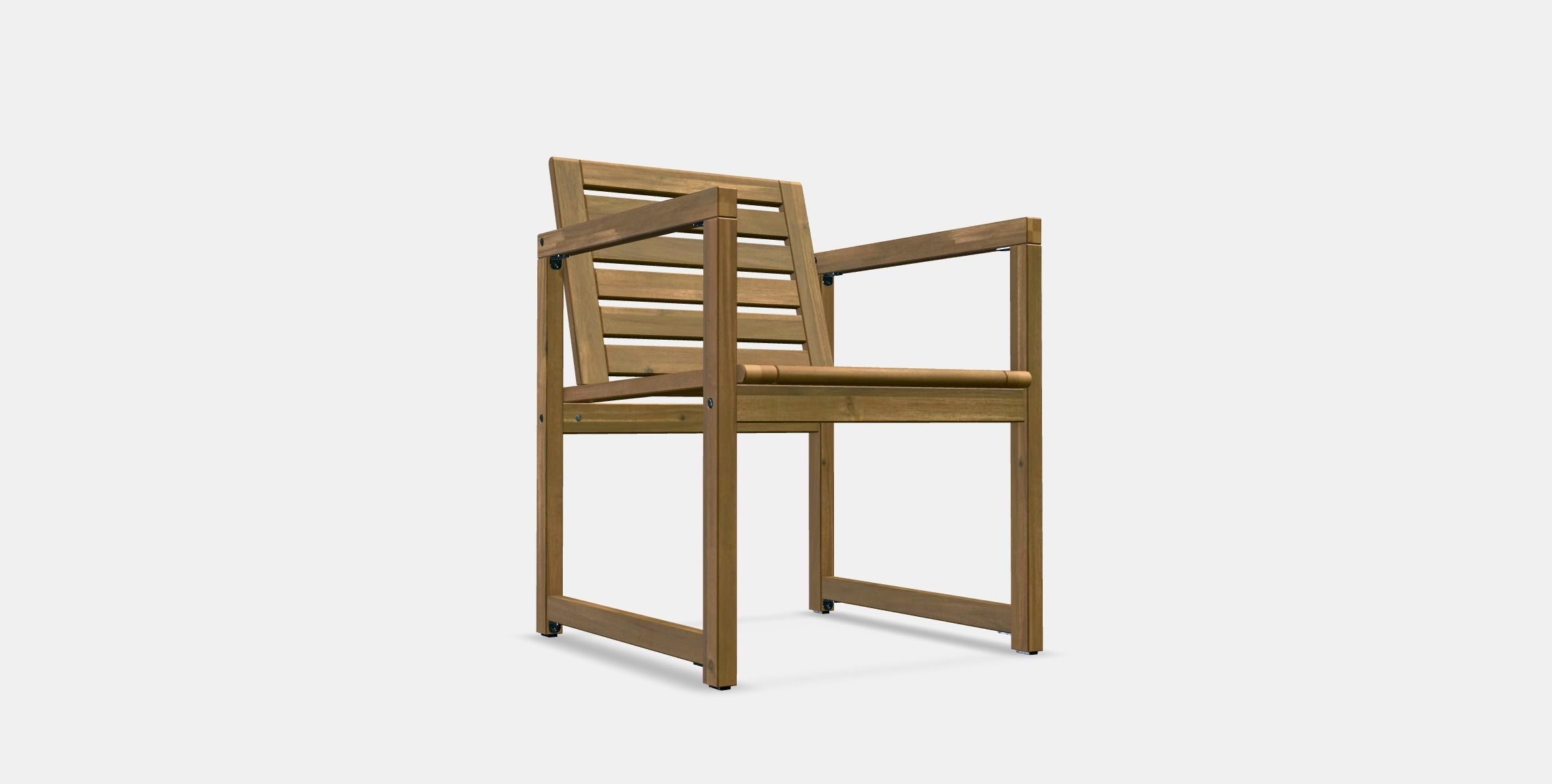 NAMMARO Chair with armrests outdoor Low-poly 3D model_2