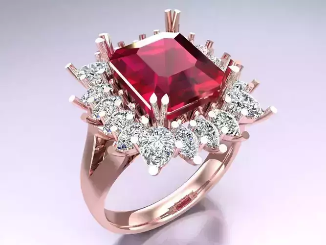 Rectangular Stone Rings - Womens Rings - N352437