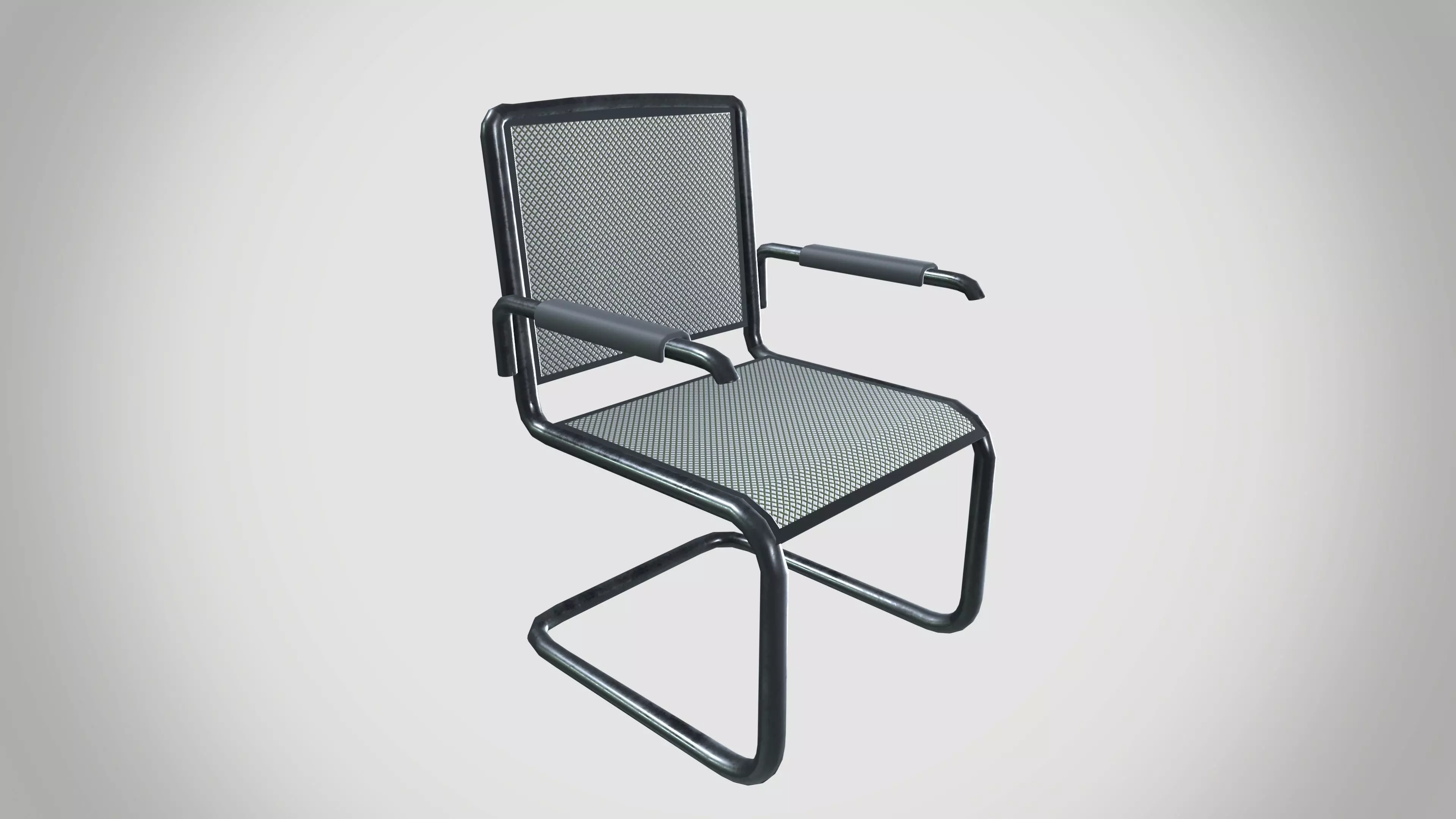 Office Chair Low-poly 3D model