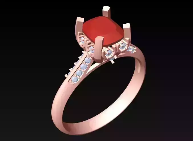 Rectangular Stone Rings - Womens Rings - N382904