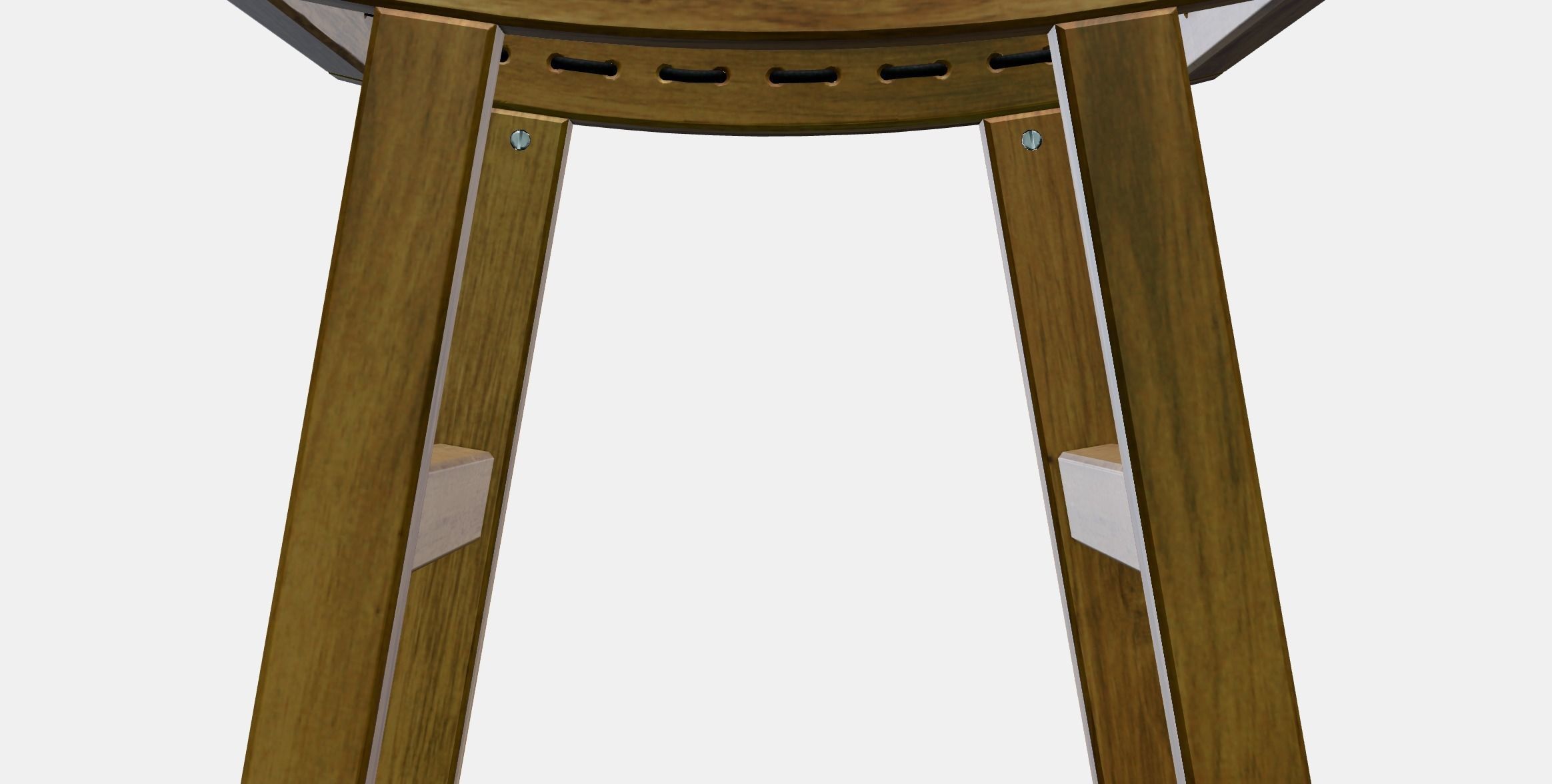 STACKHOLMEN Stool outdoor Low-poly 3D model_11