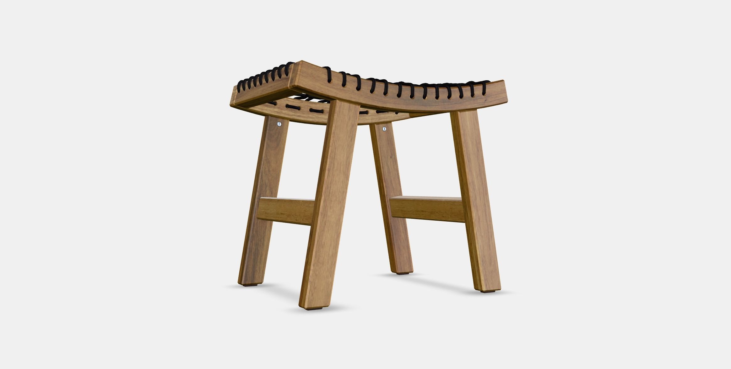 STACKHOLMEN Stool outdoor Low-poly 3D model_16