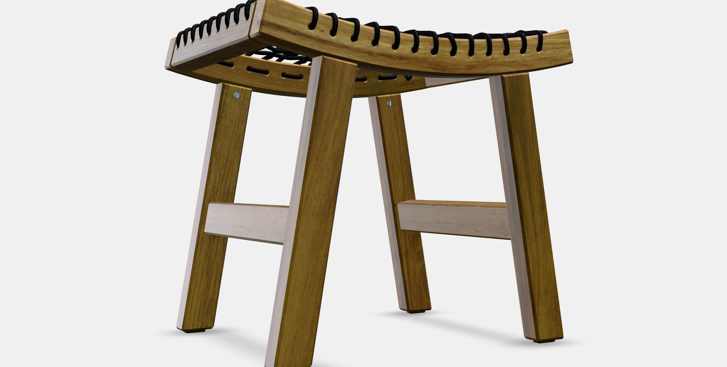 STACKHOLMEN Stool outdoor Low-poly 3D model_8