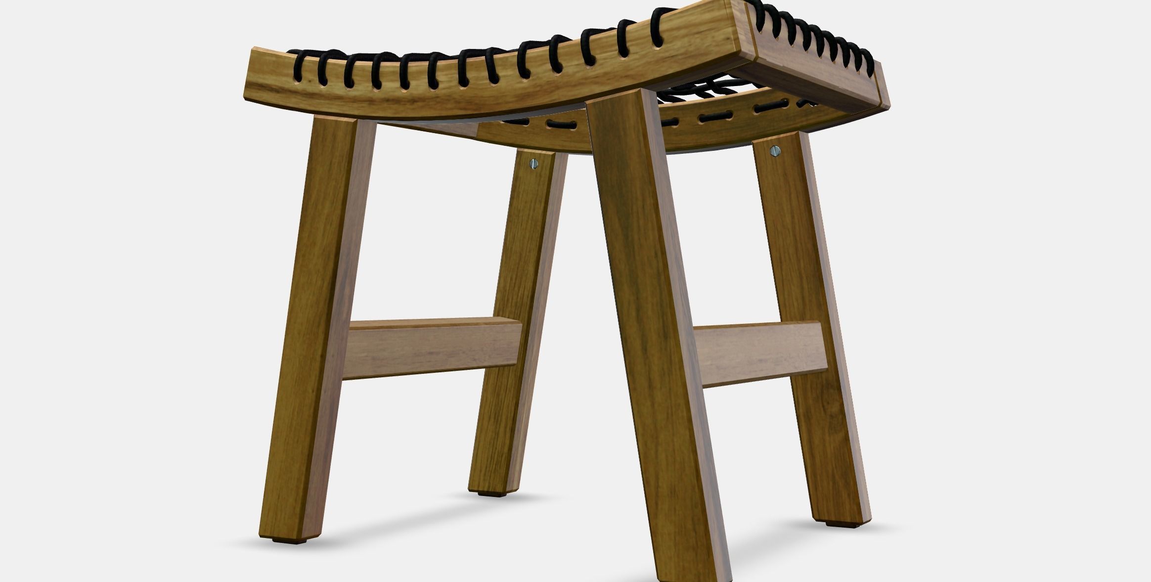 STACKHOLMEN Stool outdoor Low-poly 3D model_13