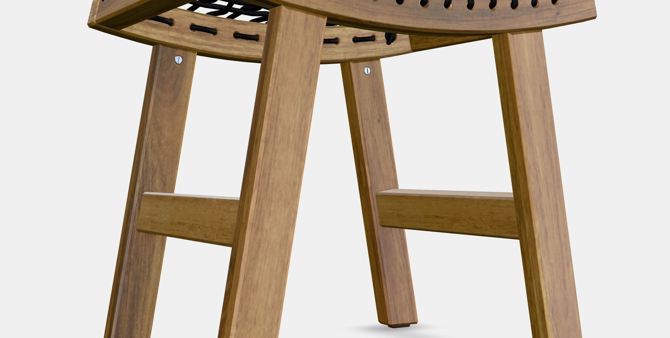 STACKHOLMEN Stool outdoor Low-poly 3D model_2
