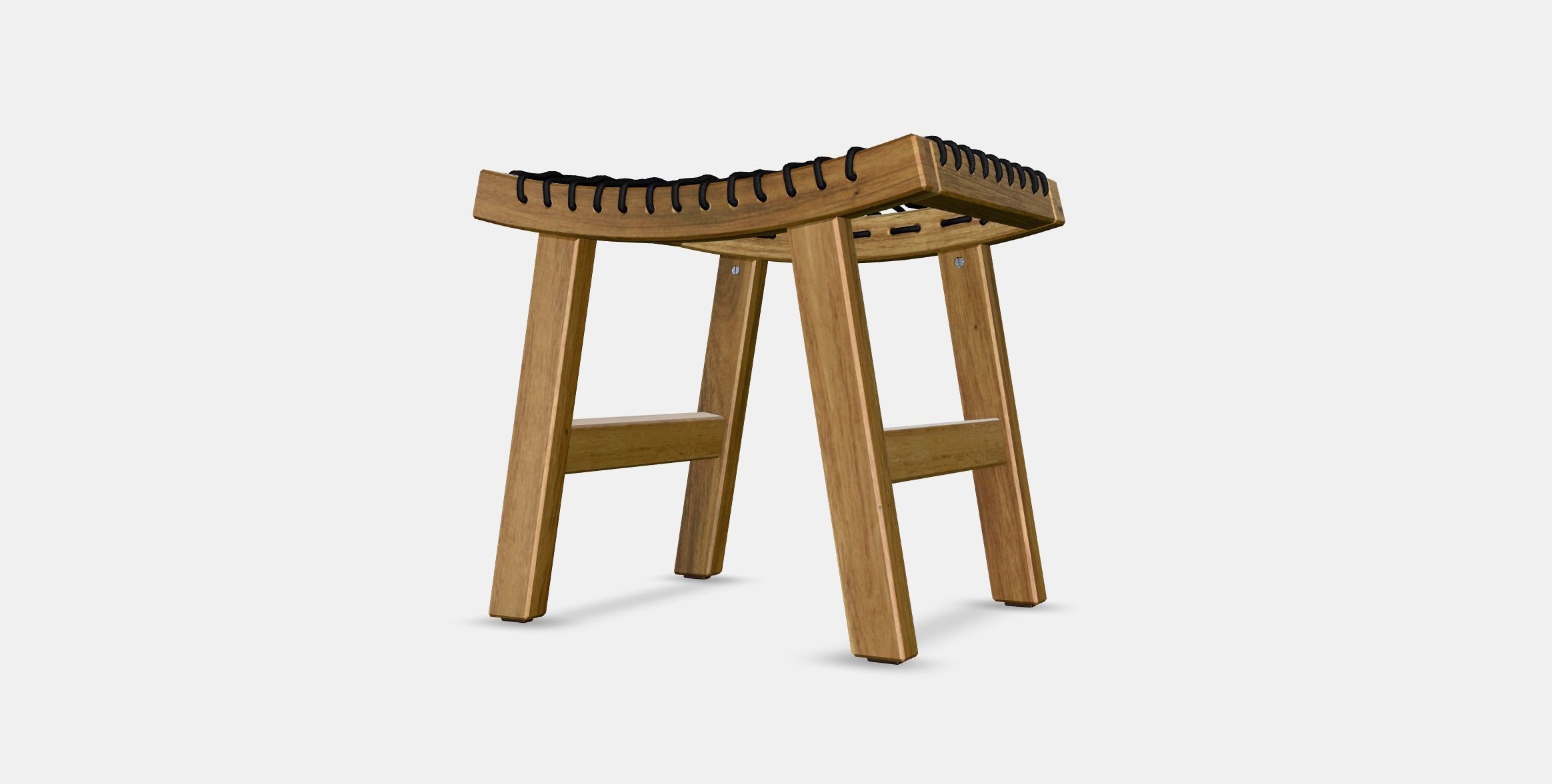 STACKHOLMEN Stool outdoor Low-poly 3D model_4