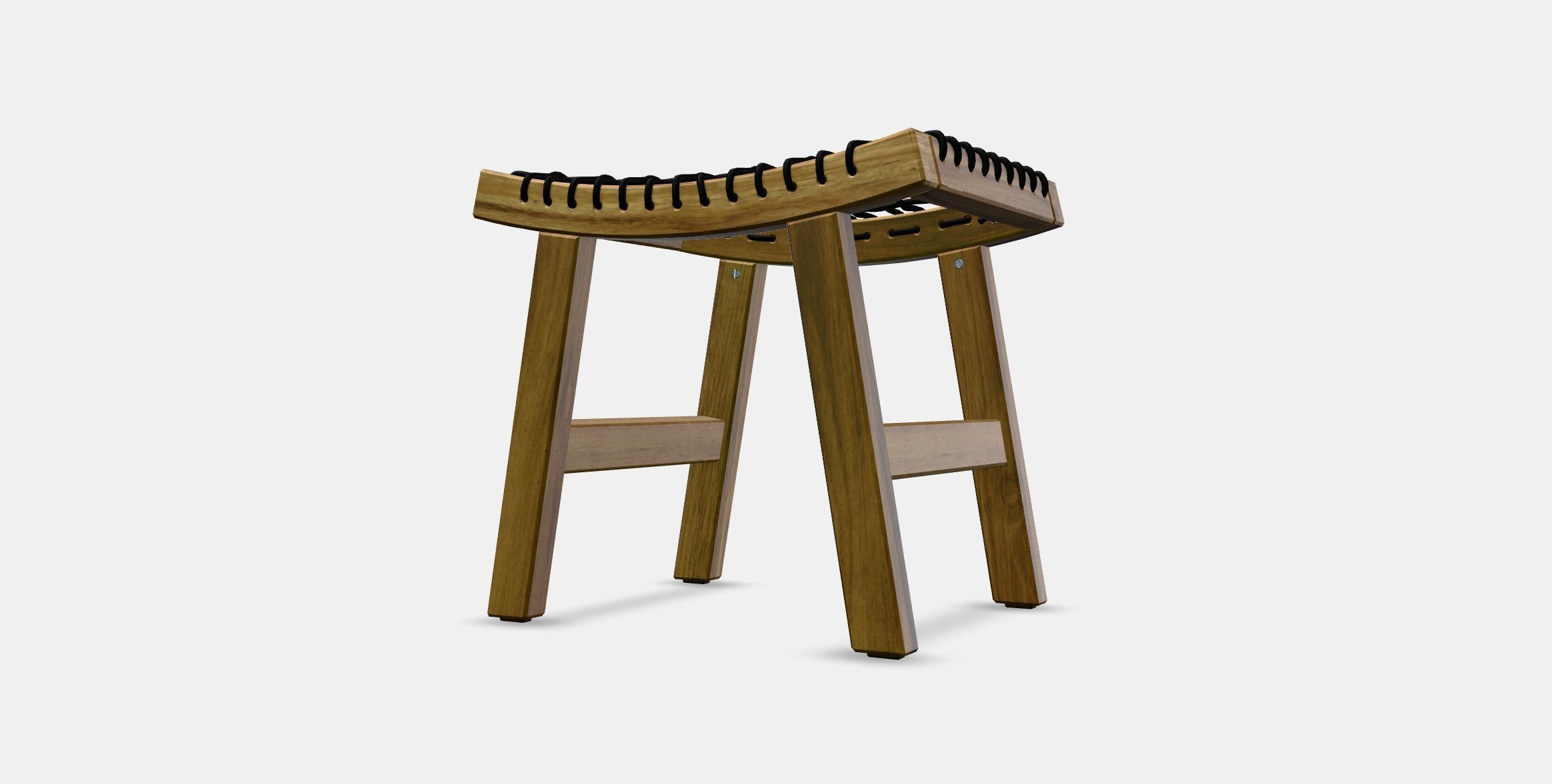 STACKHOLMEN Stool outdoor Low-poly 3D model_12